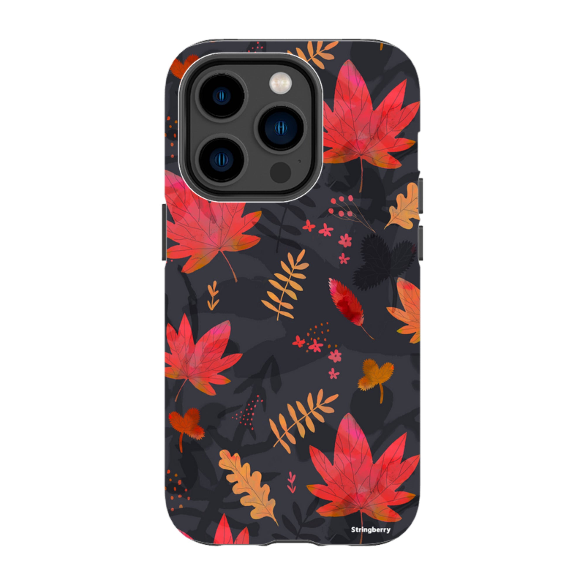 iPhone MagSafe Tough Case -  Autumn Leaves Dark