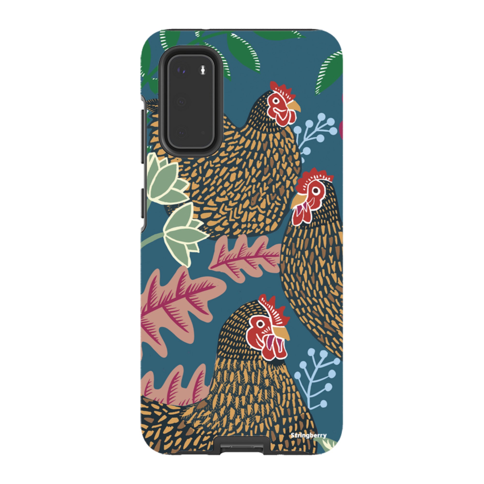Samsung Tough Case - Three French Hens By Kate Heiss