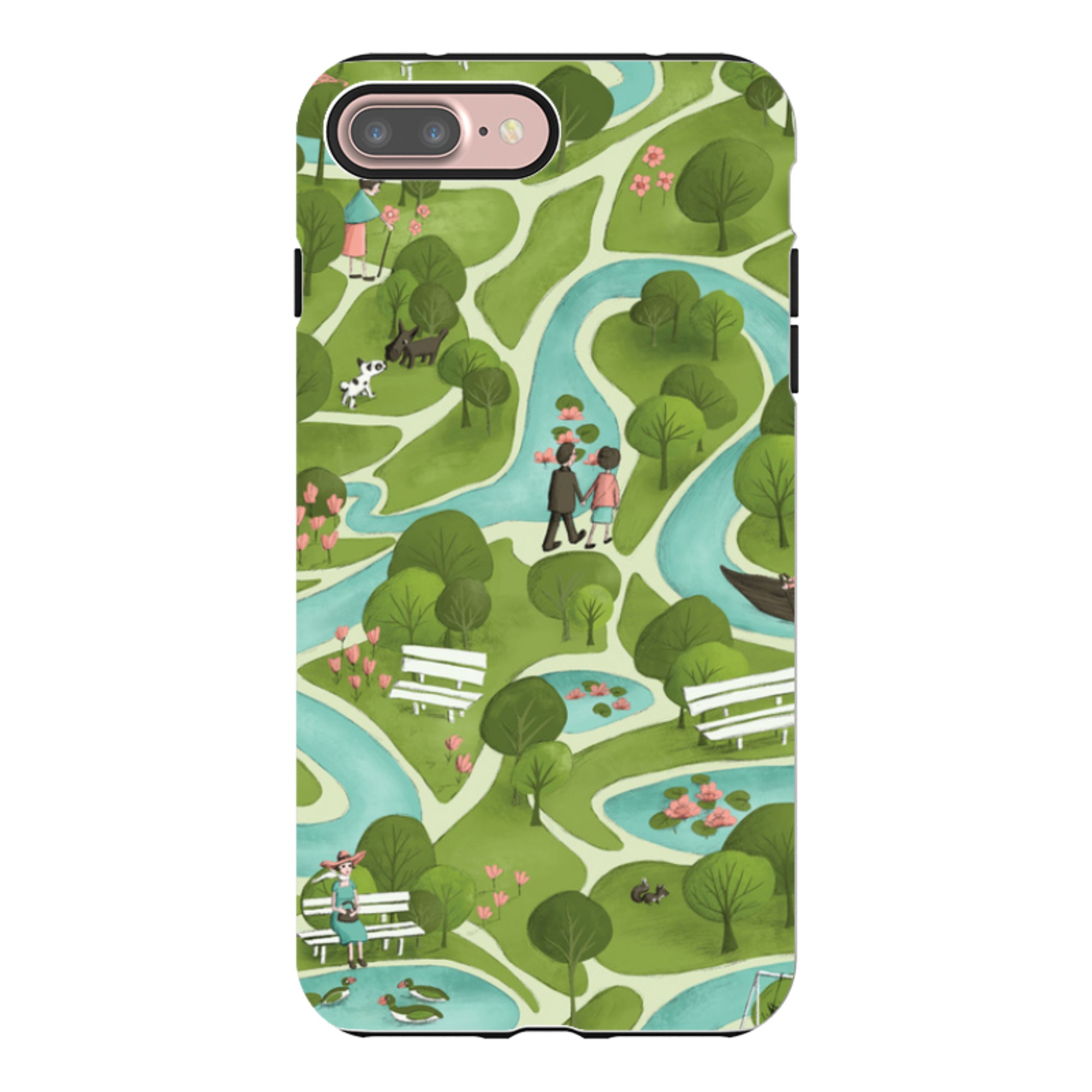 iPhone Tough Case - In the Park By Maja Lindberg