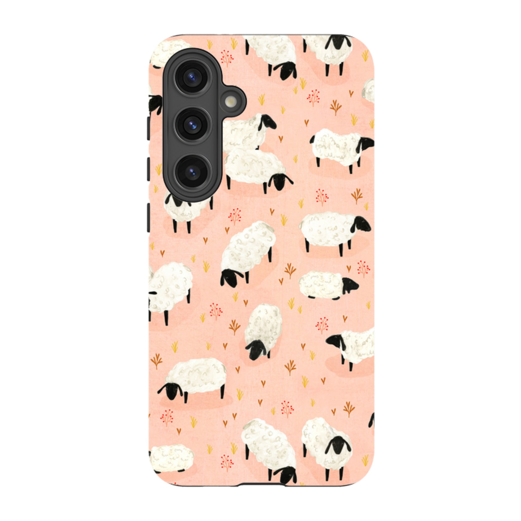 Samsung Tough Case - Sheep Pink By Katherine Quinn
