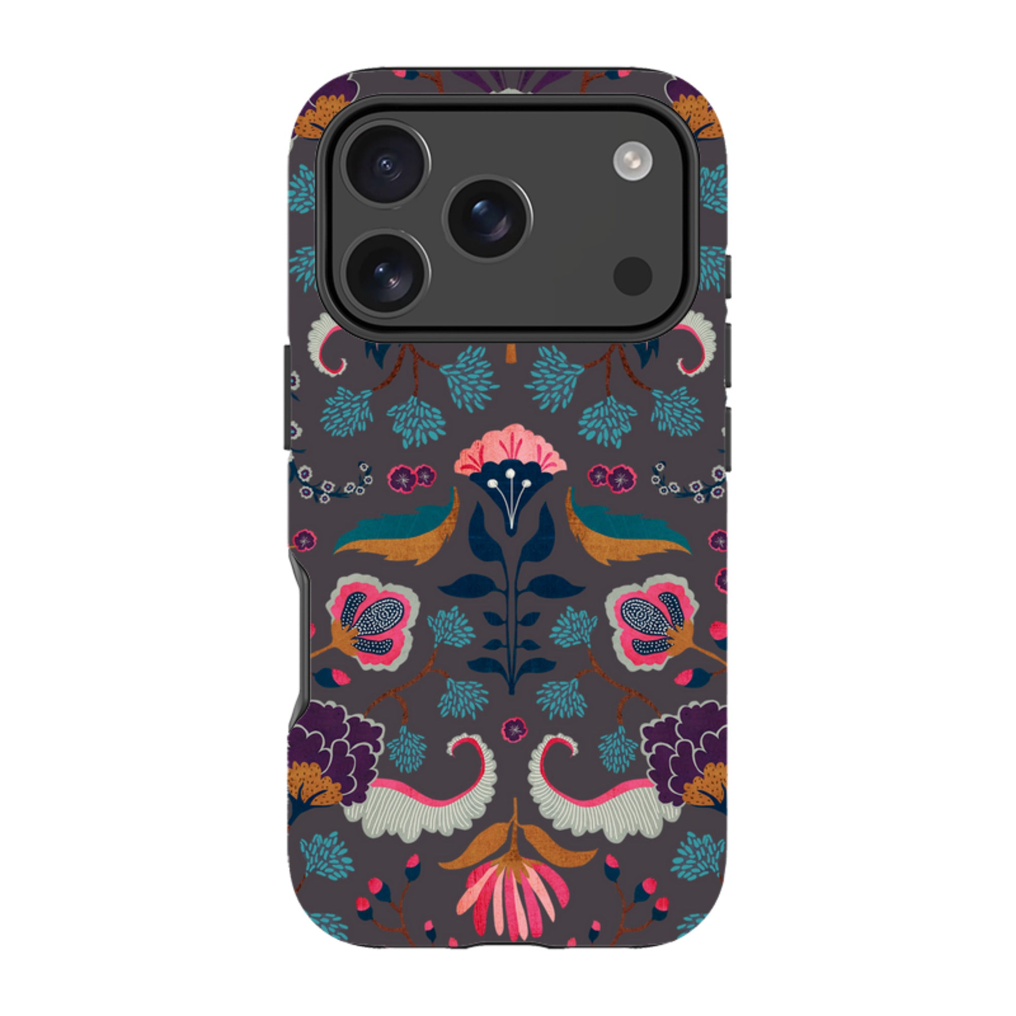 iPhone Tough Case - Folk Floral II By Katherine Quinn