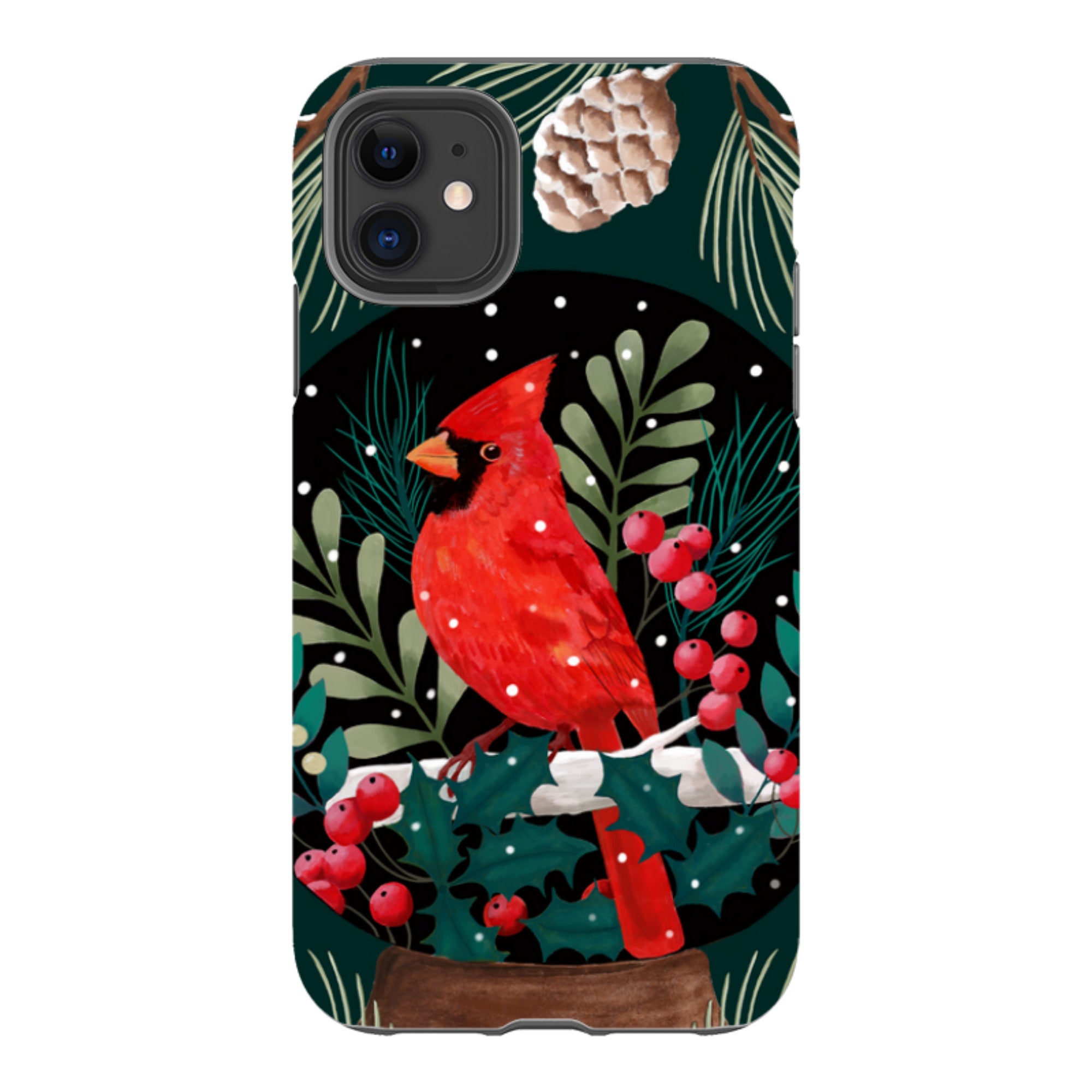 iPhone Tough Case - Red Cardinal By Bex Parkin