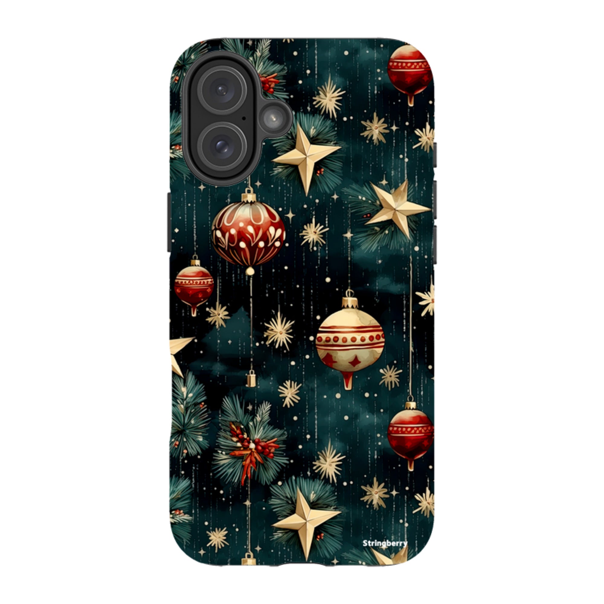 iPhone Tough Case - Christmas Baubles III
