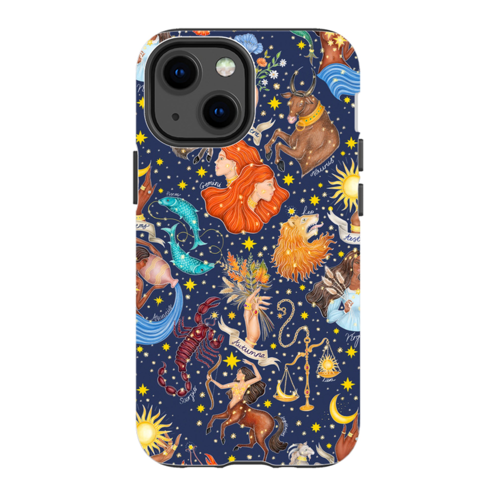 iPhone Tough Case - Zodiac Composite By Catherine Rowe