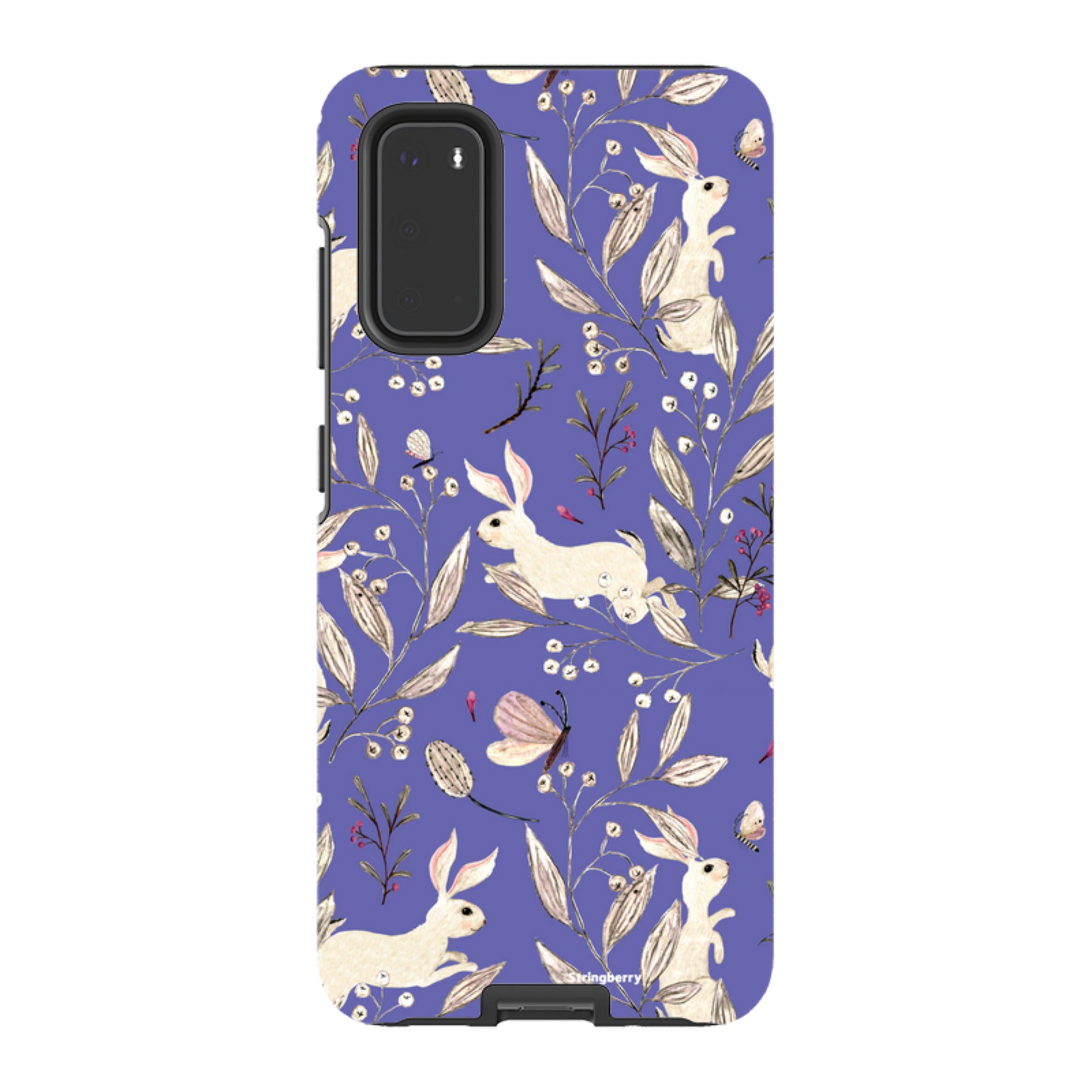 Samsung Tough Case - Bunnies Periwinkle By Katherine Quinn