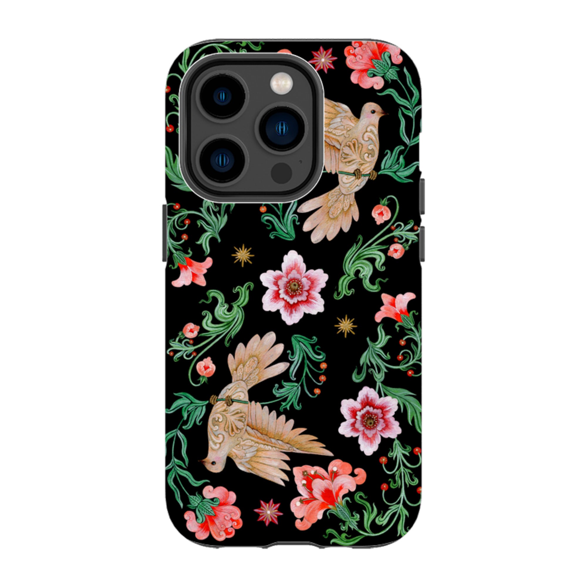 iPhone Tough  Case - Two Turtle Doves By Maria Matos
