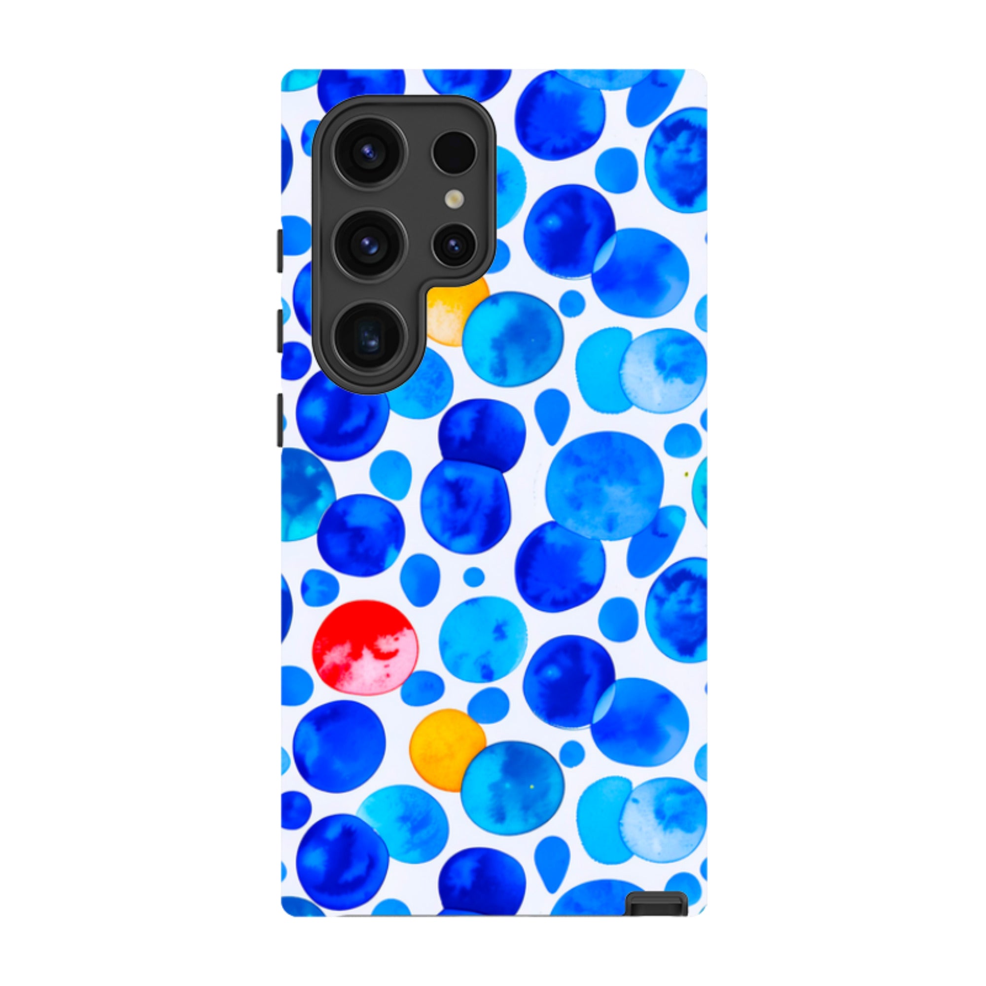 Samsung Tough  Case - Blue Moon Polka