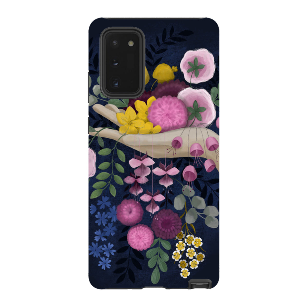 Samsung Tough Case - Flower Hand By Bex Parkin