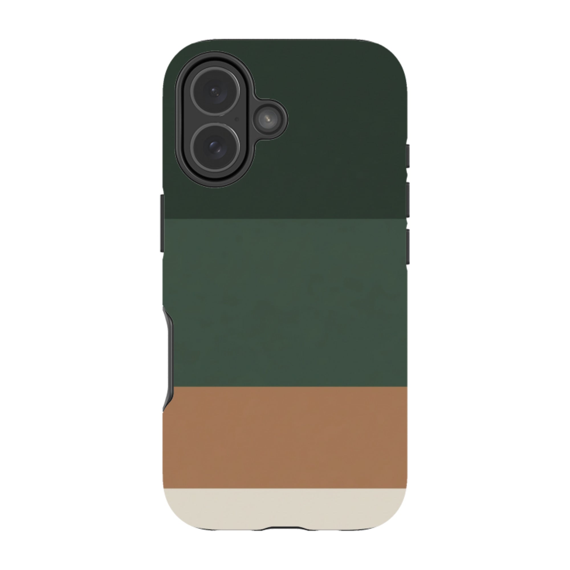 iPhone Tough Case - Terracotta and Green Gradient