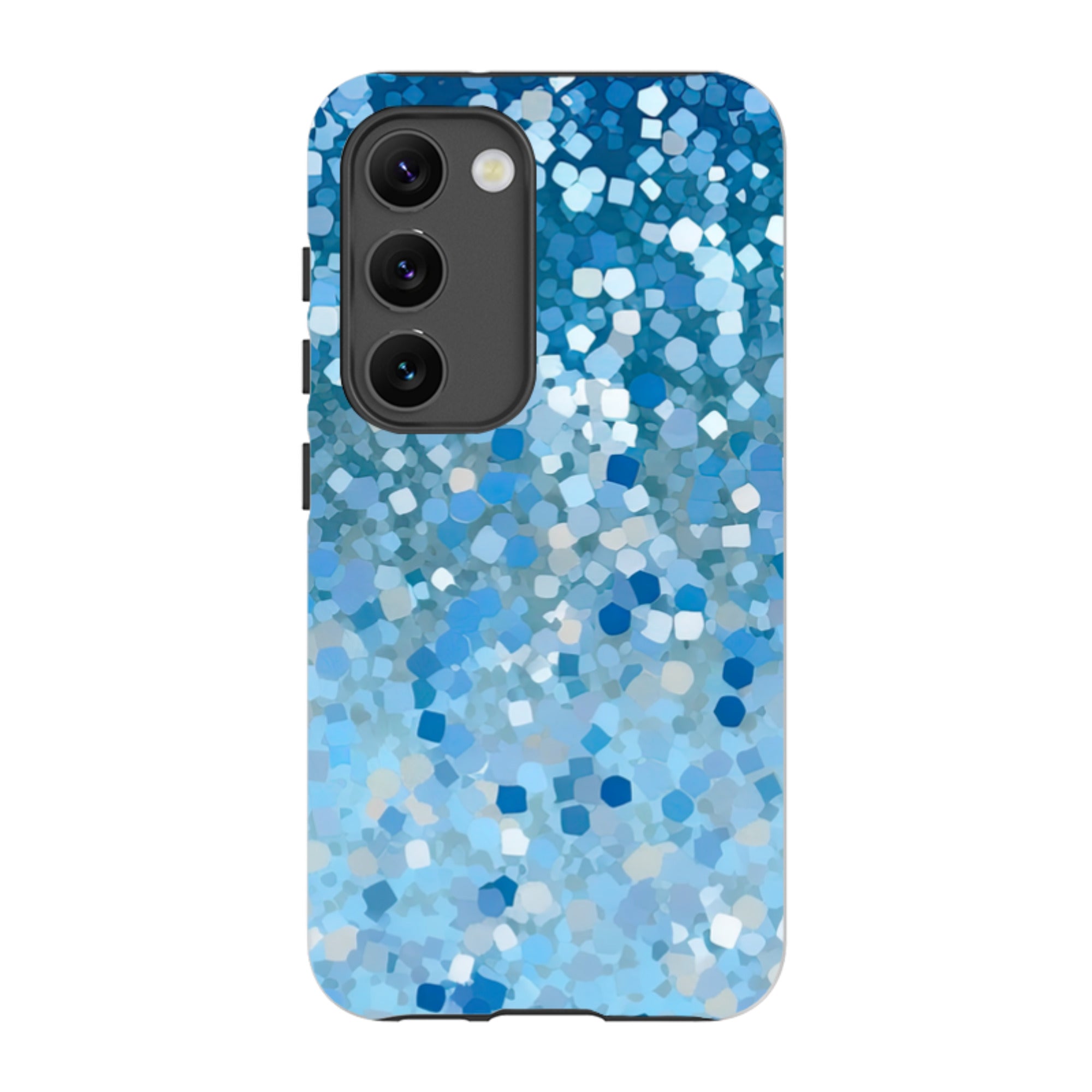 Samsung Tough Case - Blue Glitter II (Case Does Not Glitter)
