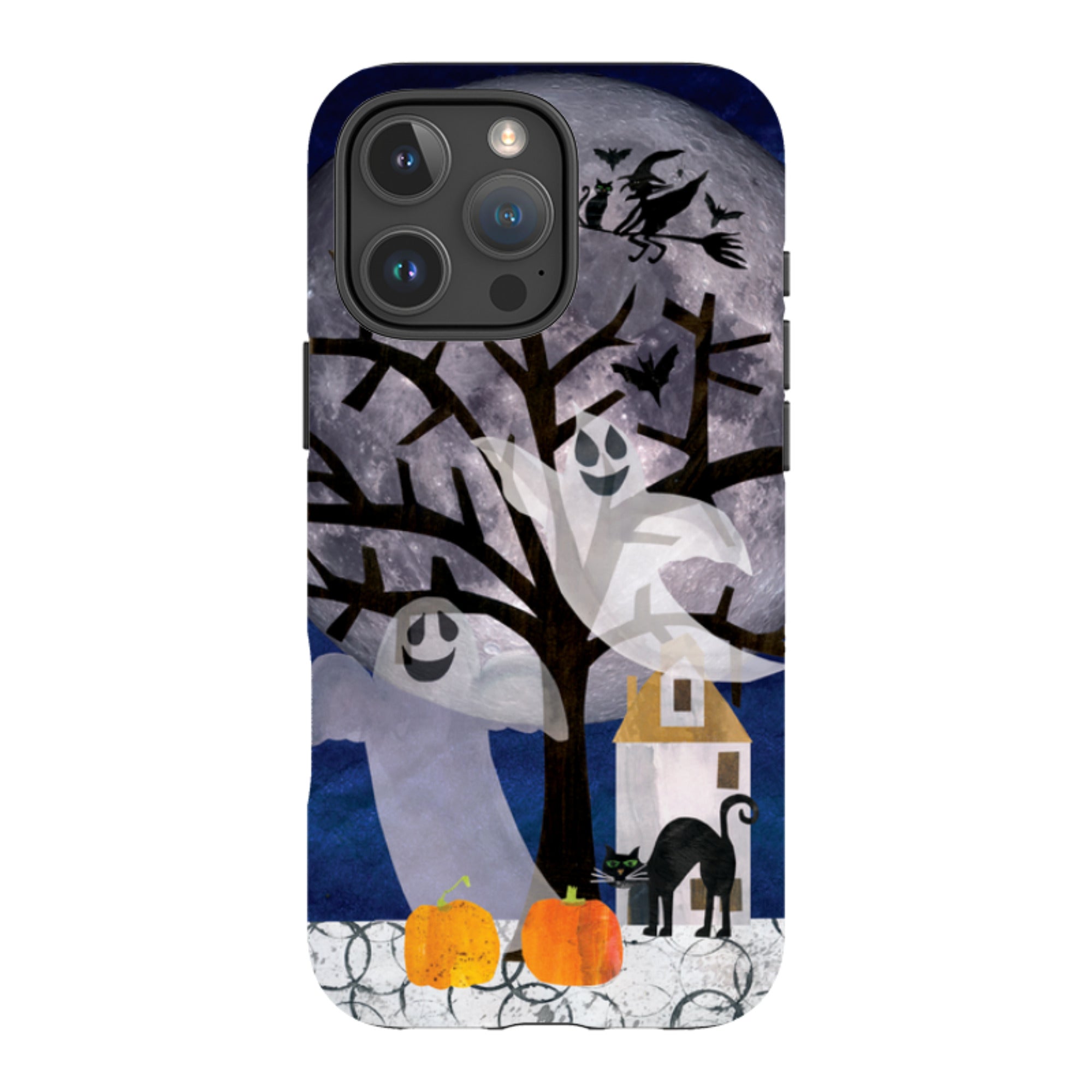 iPhone Tough Case - Halloween Moon By Tracey English