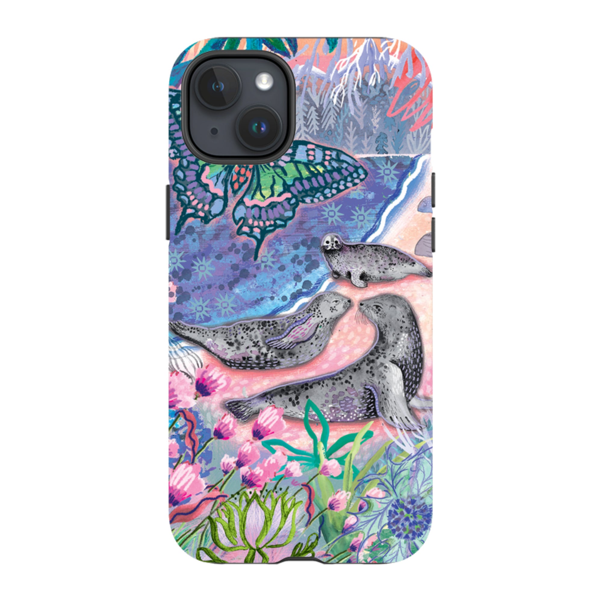 iPhone Case - Scenic Seals Of Norfolk By Emma Frances Grant