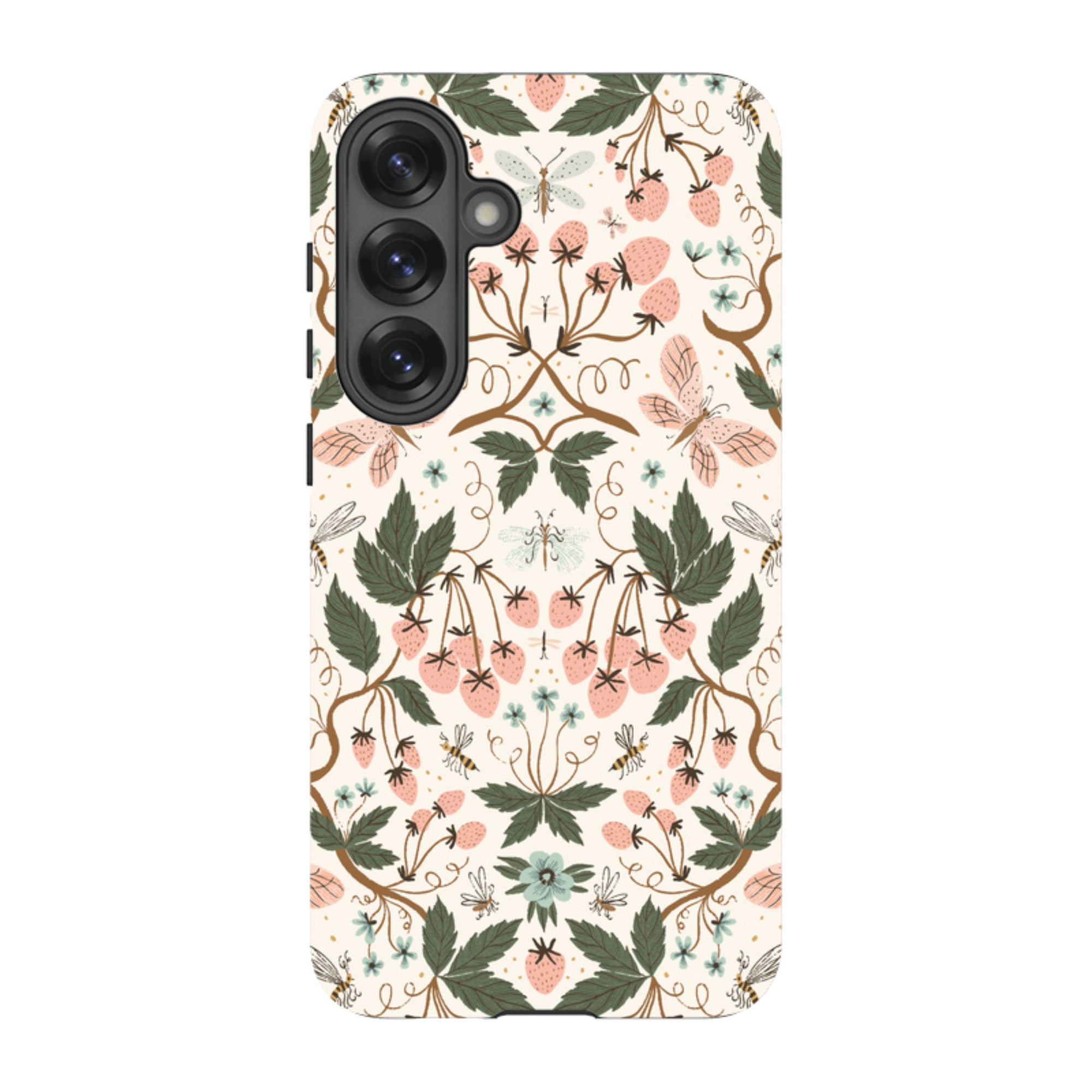 Samsung Tough Case - Bugs And Berries Pattern By Meghann Rader