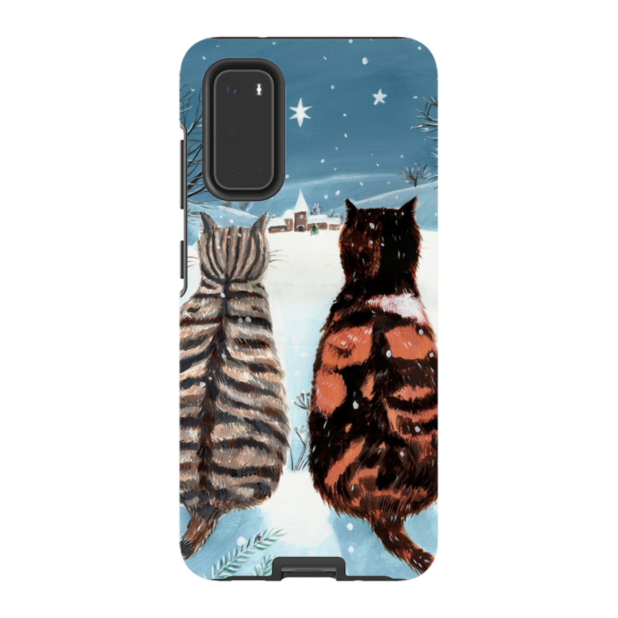 Samsung Tough Case - Cat Xmas By Mary Stubberfield