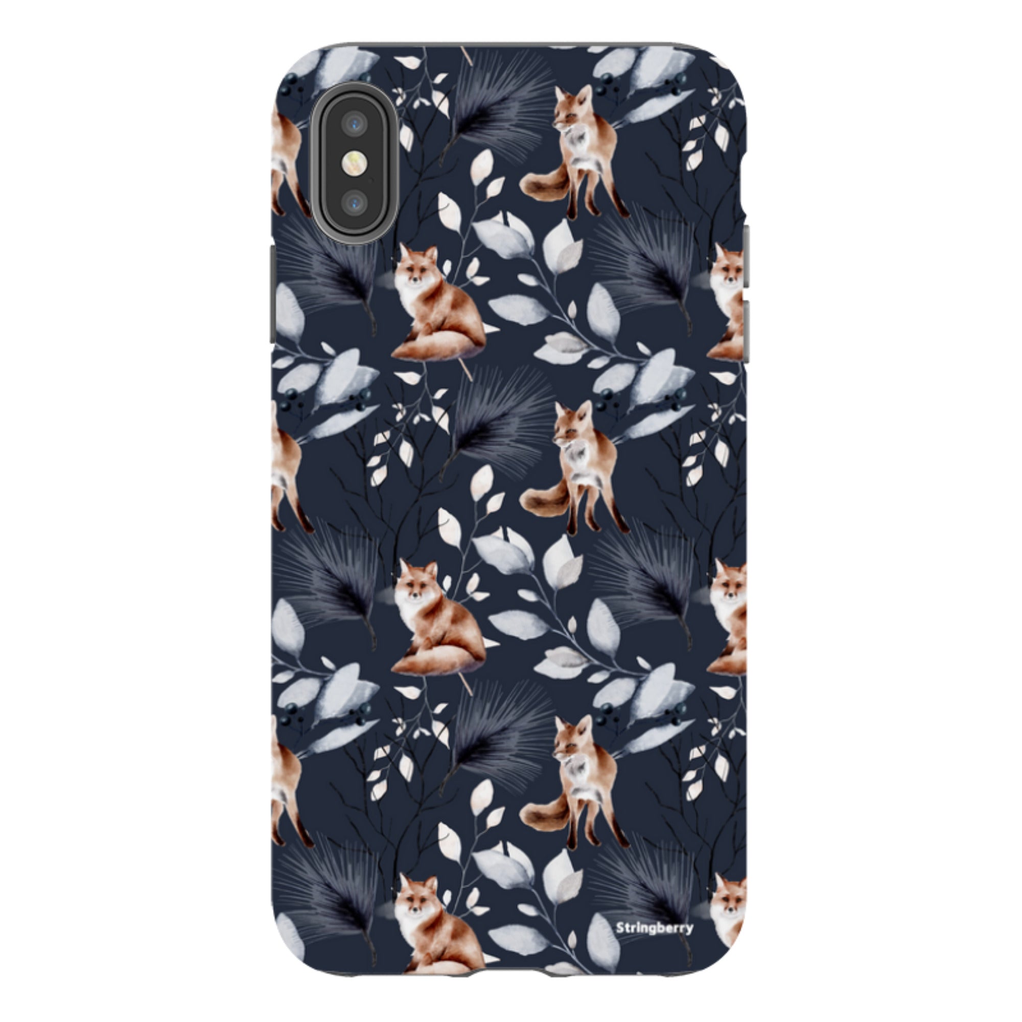 iPhone Tough Case - Foxy Xmas
