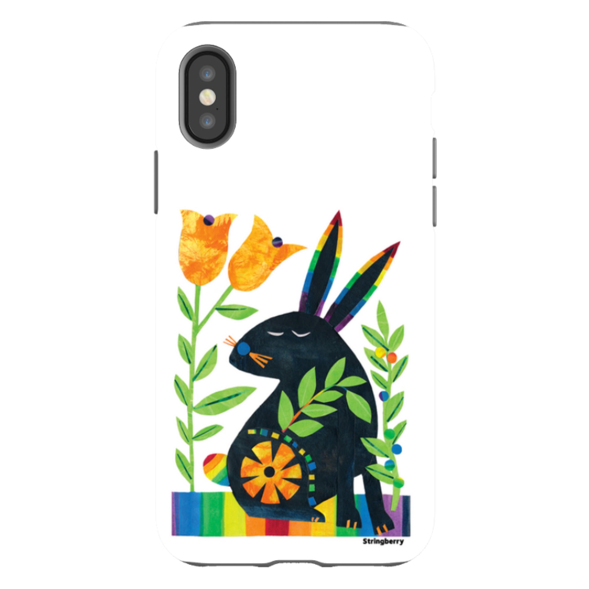 iPhone Tough Case - Pride Rabbit By Tracey English