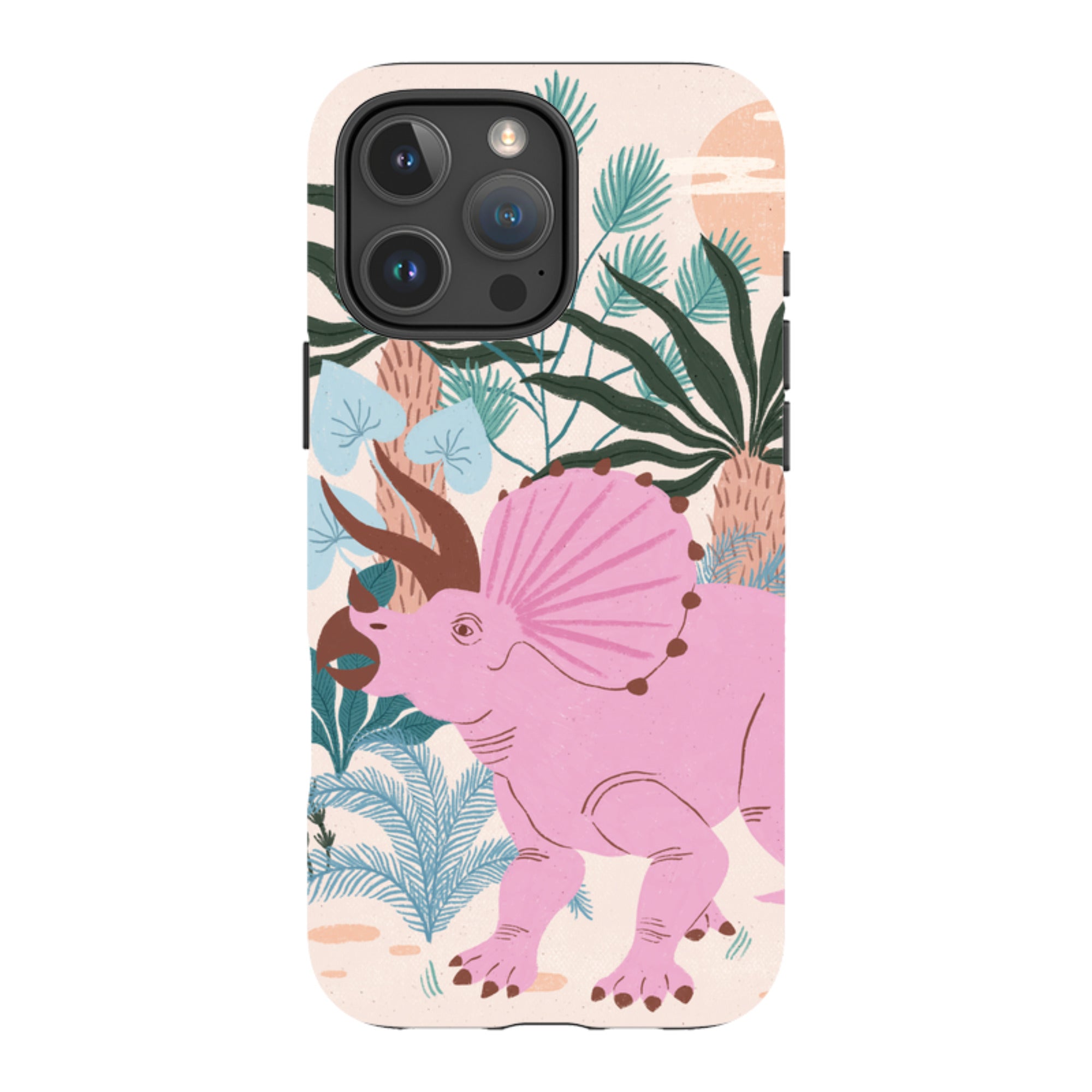 iPhone MagSafe Tough Case - Triceraptops By Meghann Rader