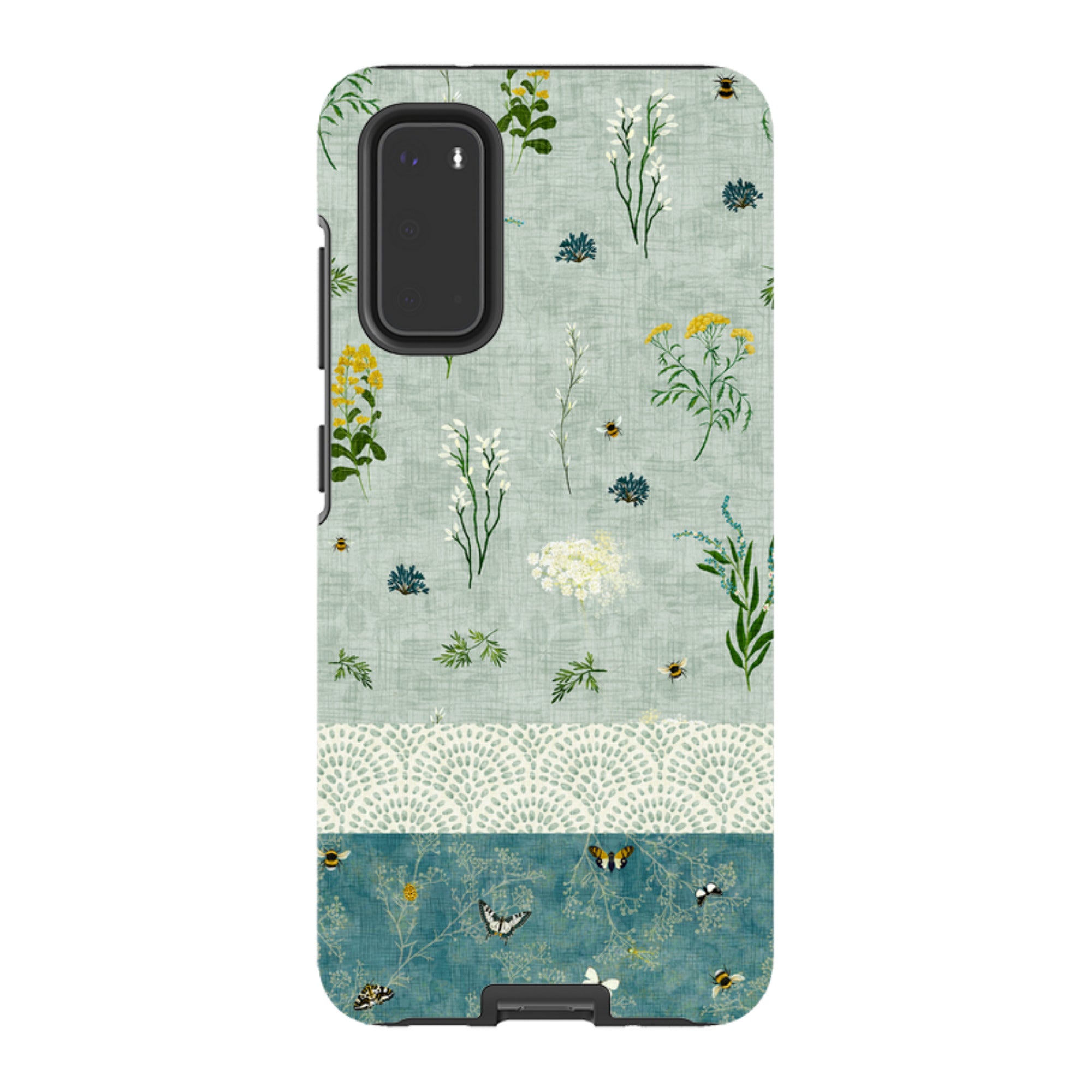 Samsung Tough  Case - Song Bird Florals and Bees 2 By Katherine Quinn