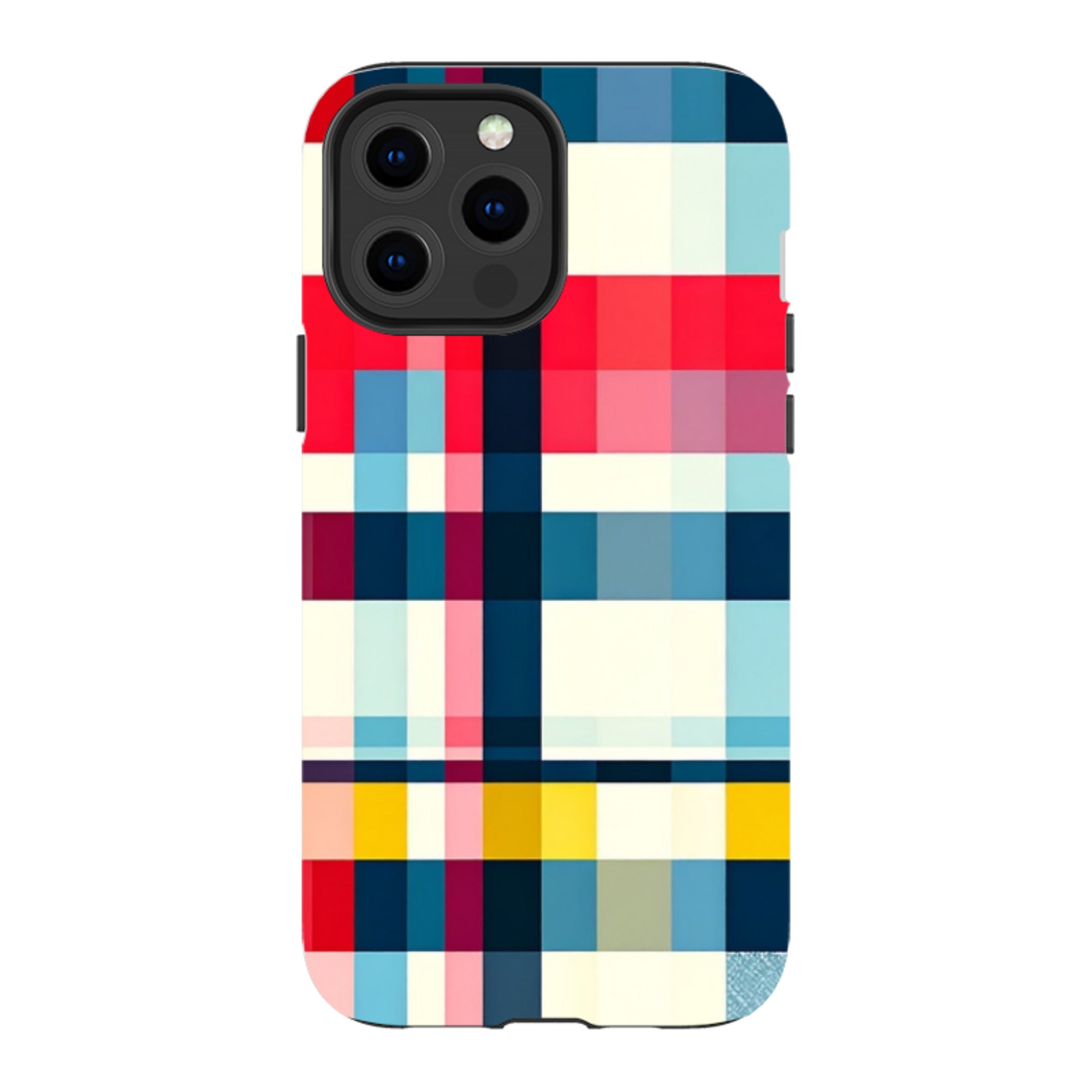 iPhone Tough Case - Cancun Gingham