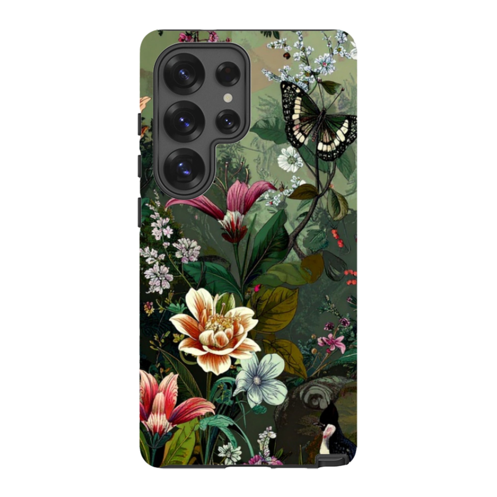 Samsung Tough Case - Green Vyne Butterfly