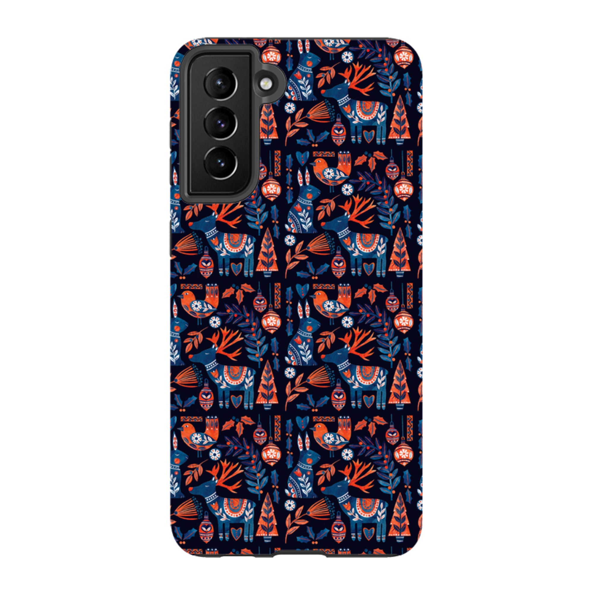 Samsung Tough Case - Scandi Animals Dark By Tracey English