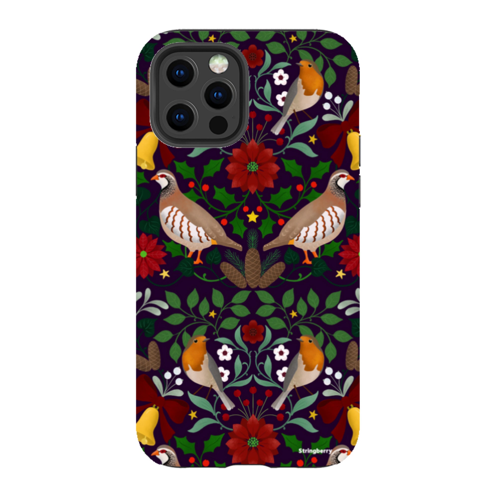 iPhone Tough Case - Xmas Pattern III By Bex Parkin