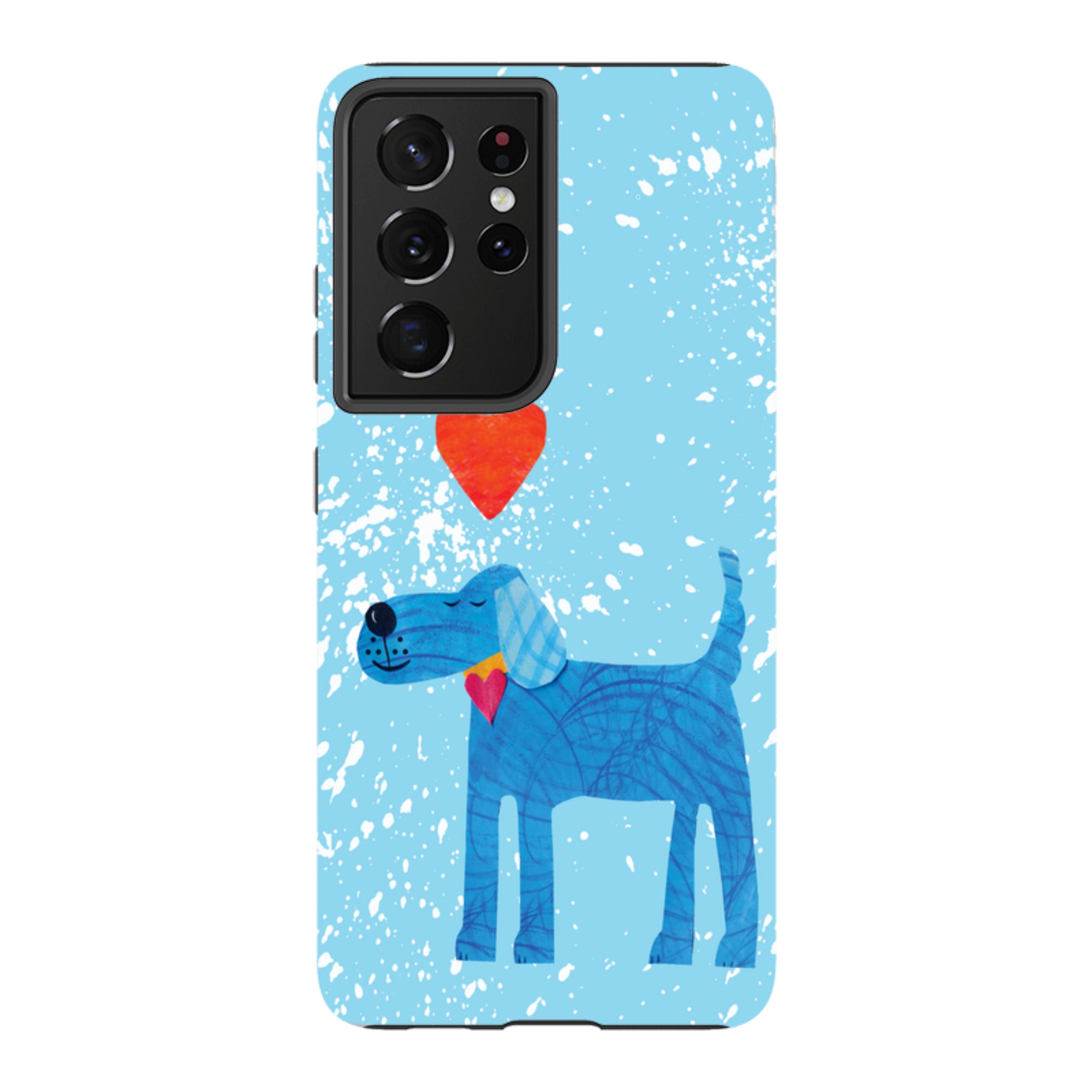 Samsung Tough Case - Blue Dog By Tracey English