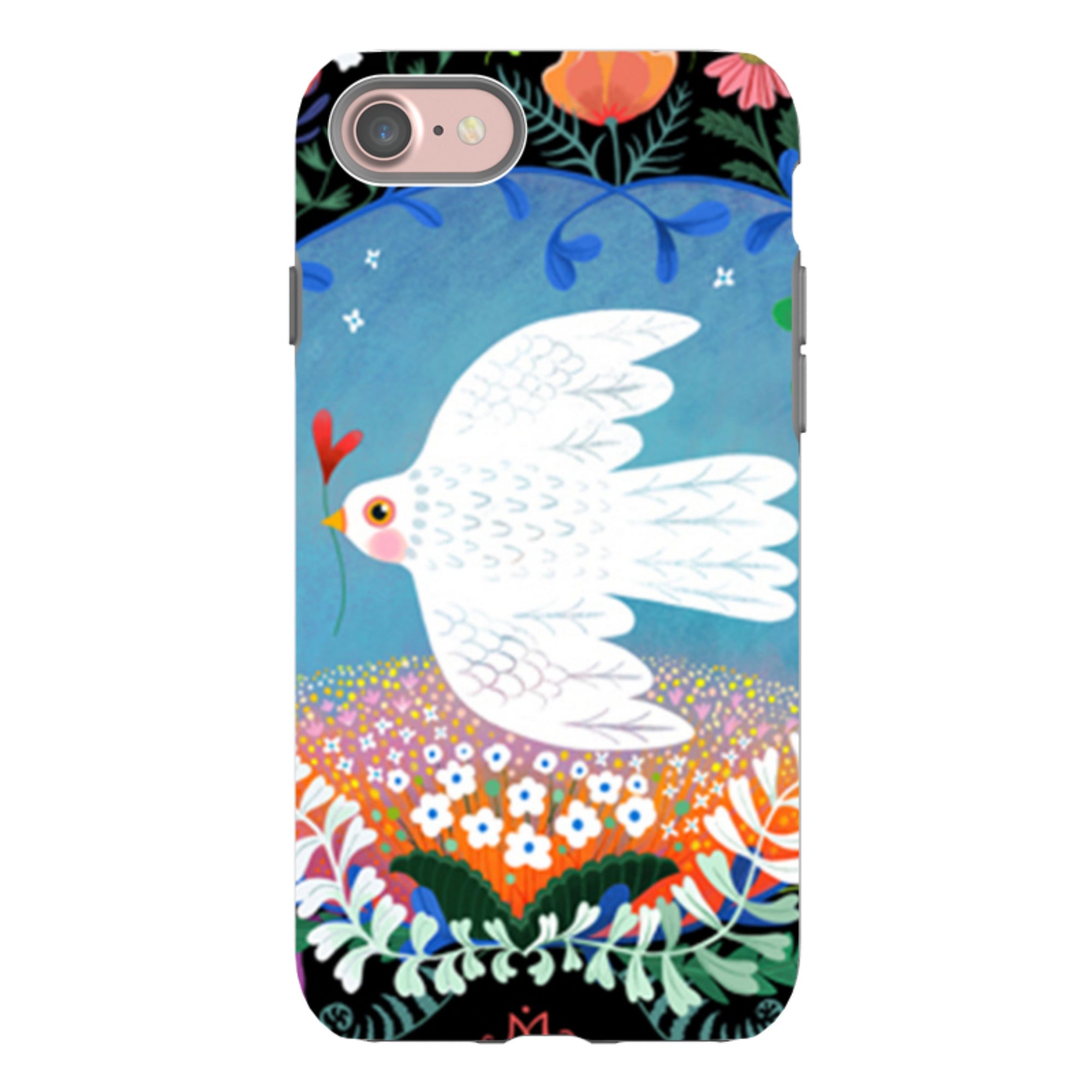 iPhone Tough Case - Peacebird By Mia Underwood