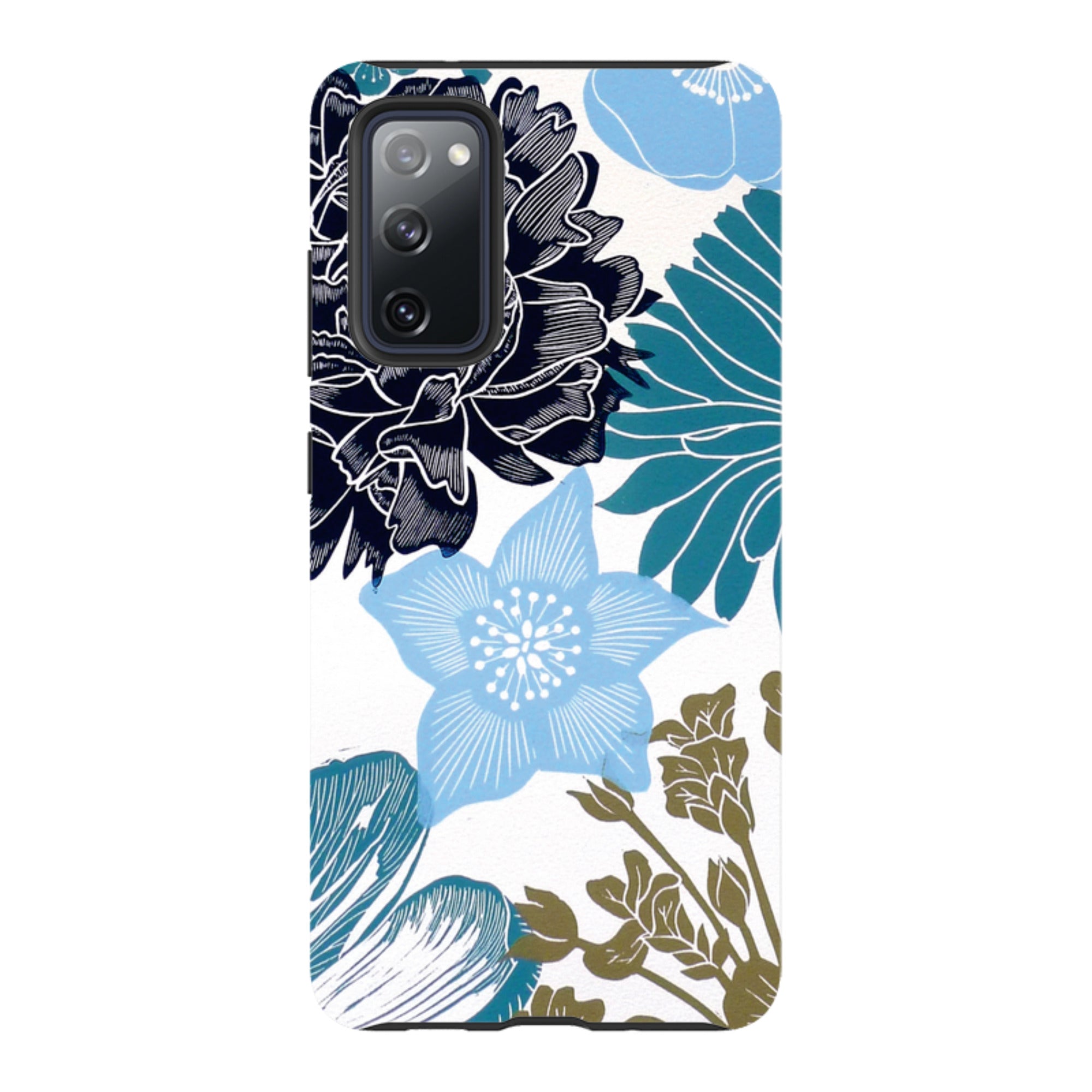 Samsung Tough Case - Cottage Garden Blue By Kate Heiss