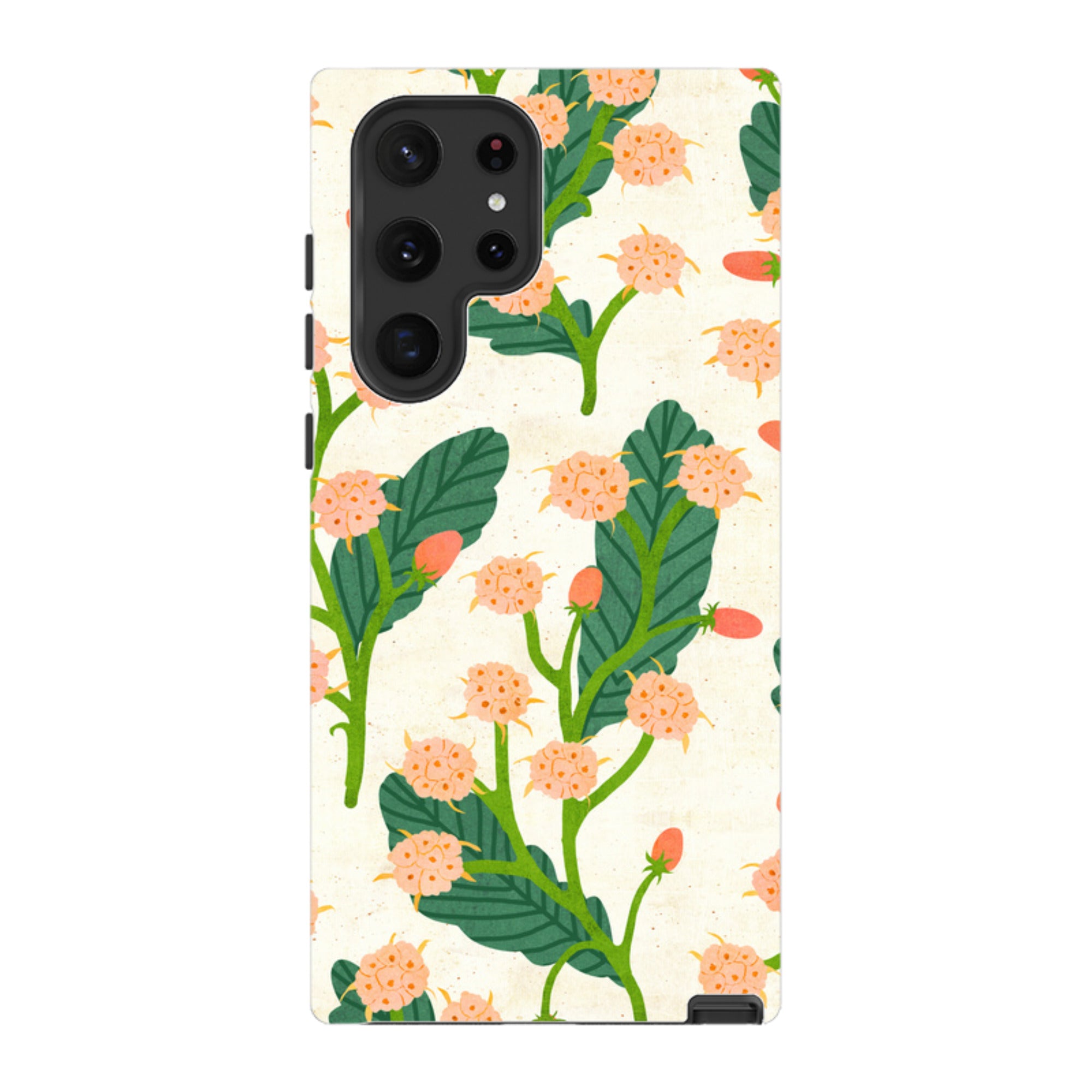 Samsung Tough Case - Summer Seeds Cream By Katherine Quinn
