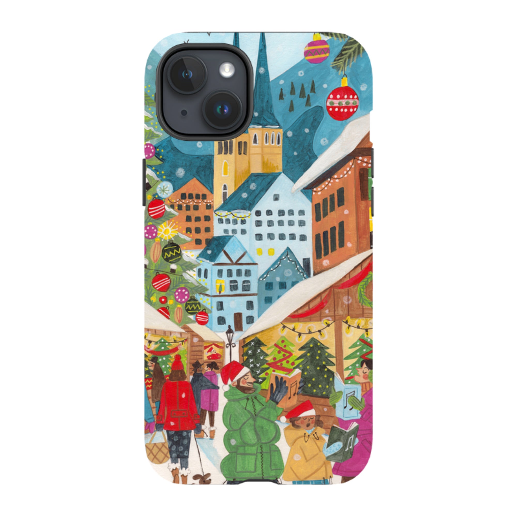 iPhone MagSafe Tough Case - Christmas Market By Caroline Bonne Muller