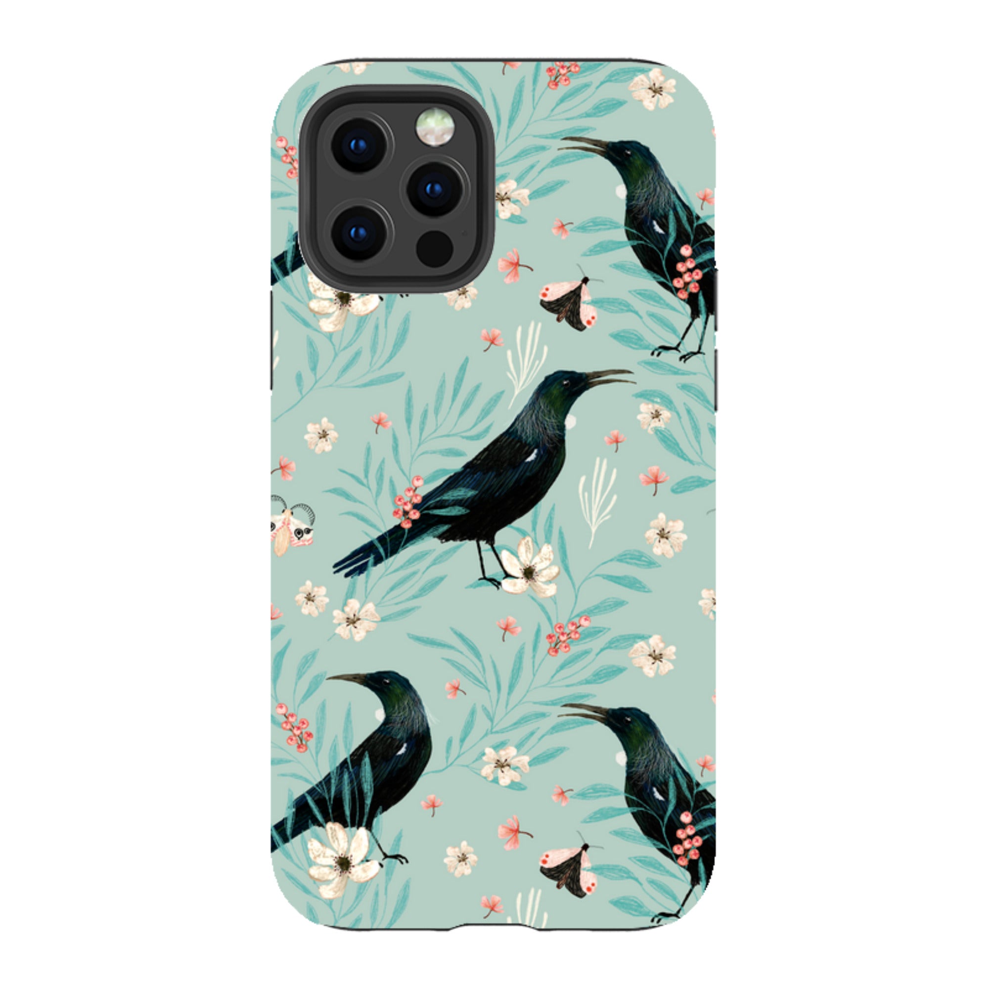 iPhone Tough Case - Tui Light Blue By Katherine Quinn