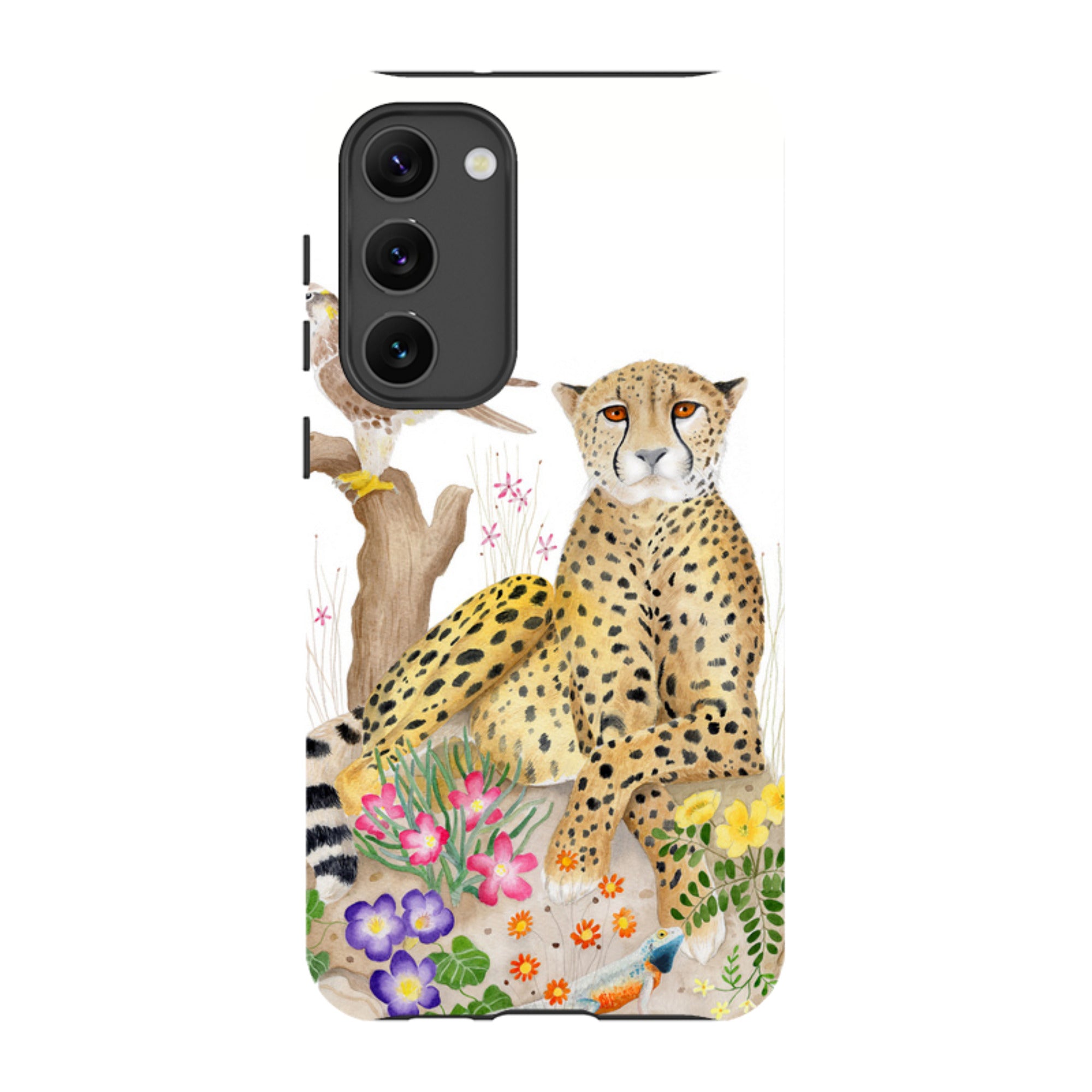 Samsung Tough Case - Botswana Cheetah By Bex Parkin