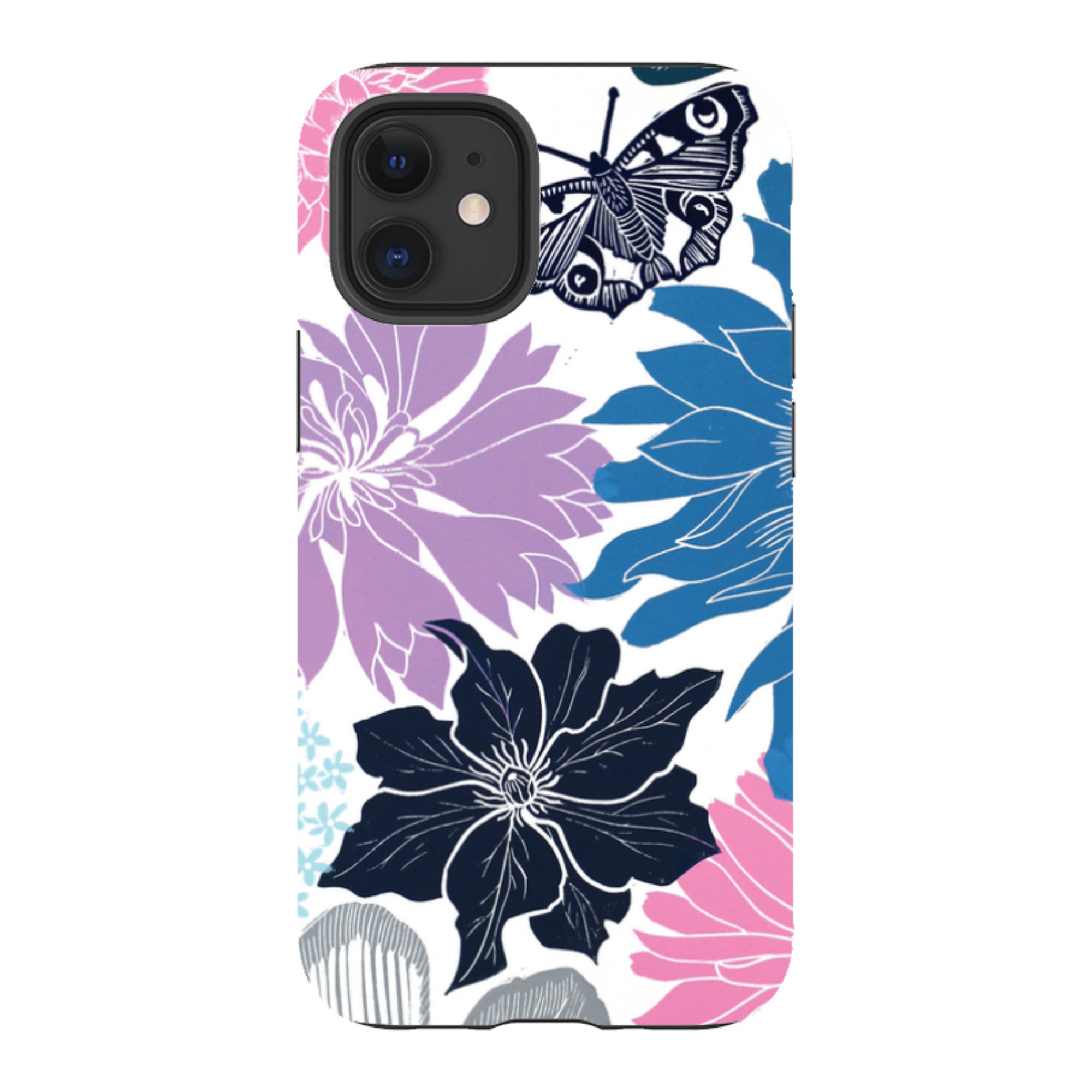 iPhone Tough Case - Cottage Garden Butterfly By Kate Heiss