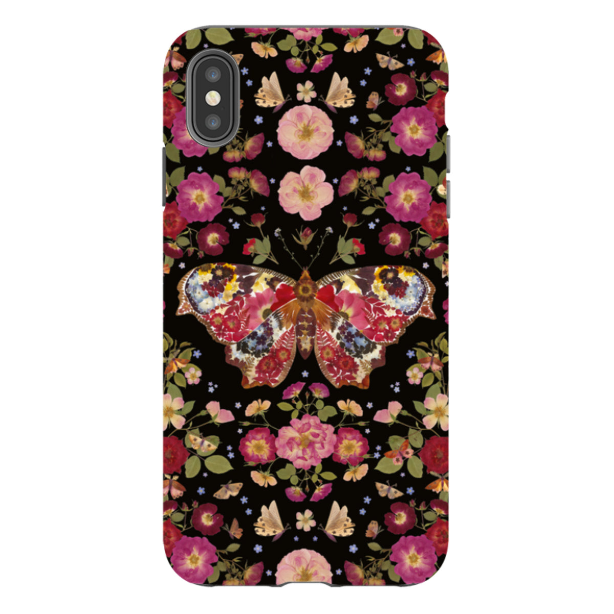 iPhone Tough Case - Midnight Butterfly By Helen Ahpornsiri