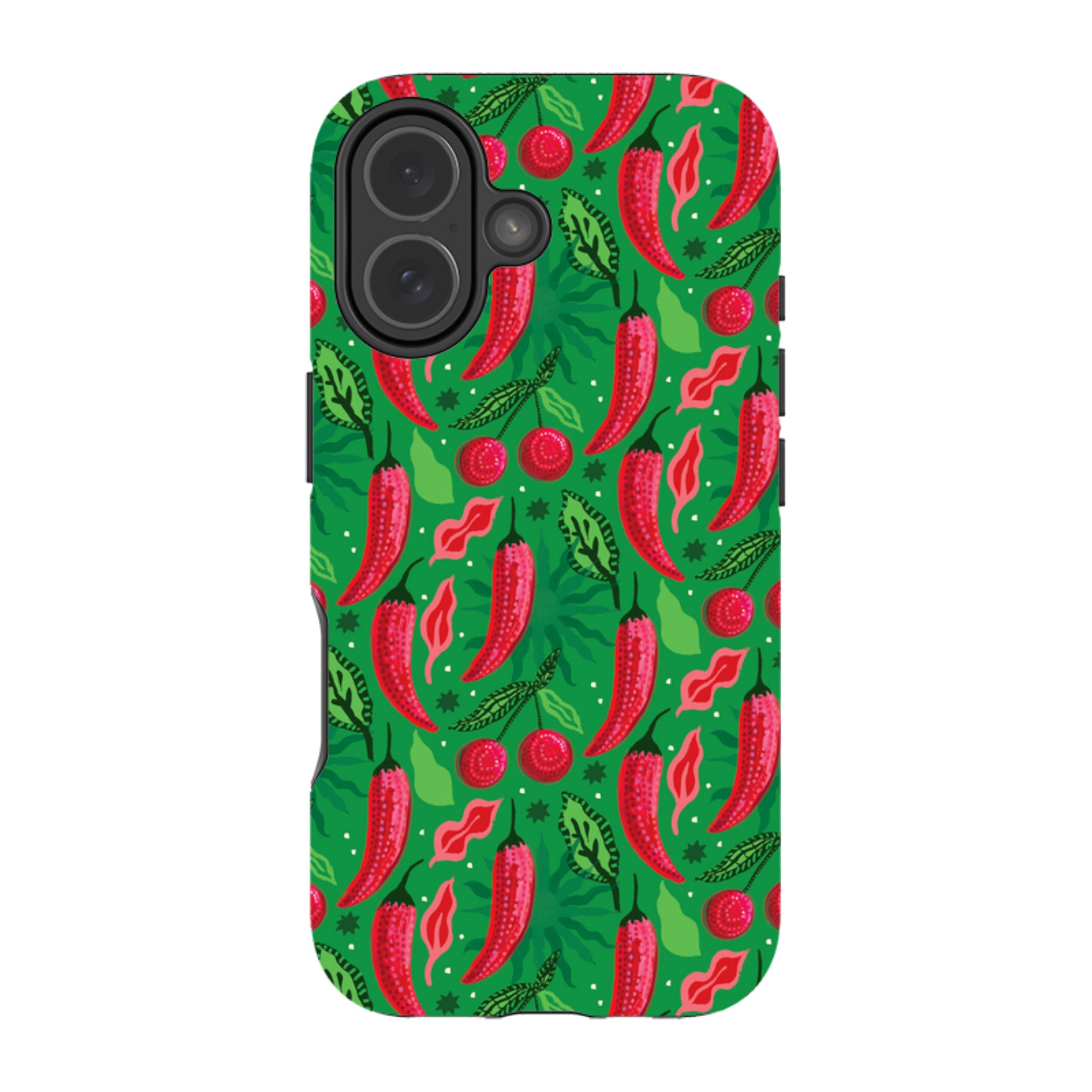 iPhone MagSafe Tough Case - Chilli Cherry By Emma Frances Grant