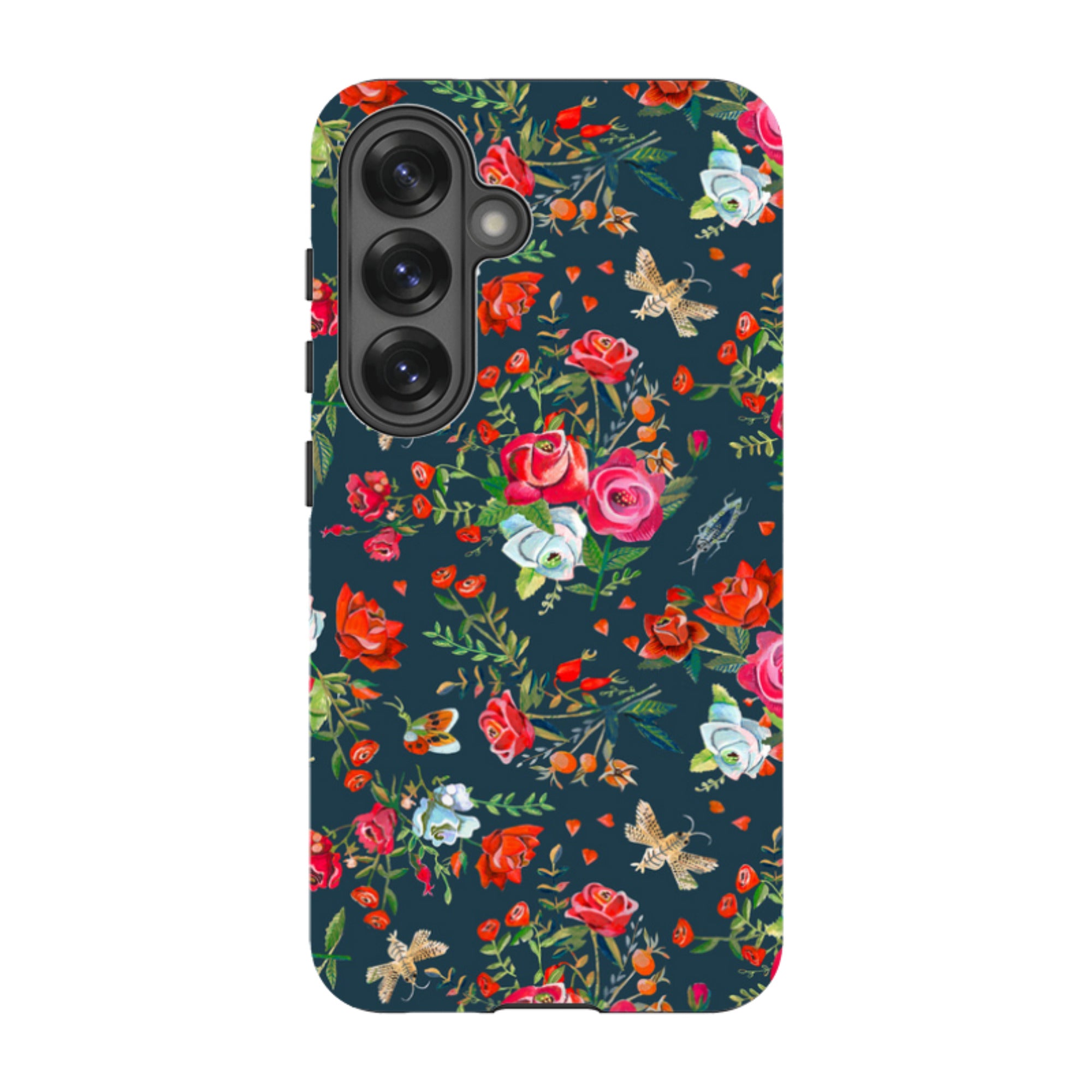 Samsung Tough Case - Blue Roses By Caroline Bonne Muller