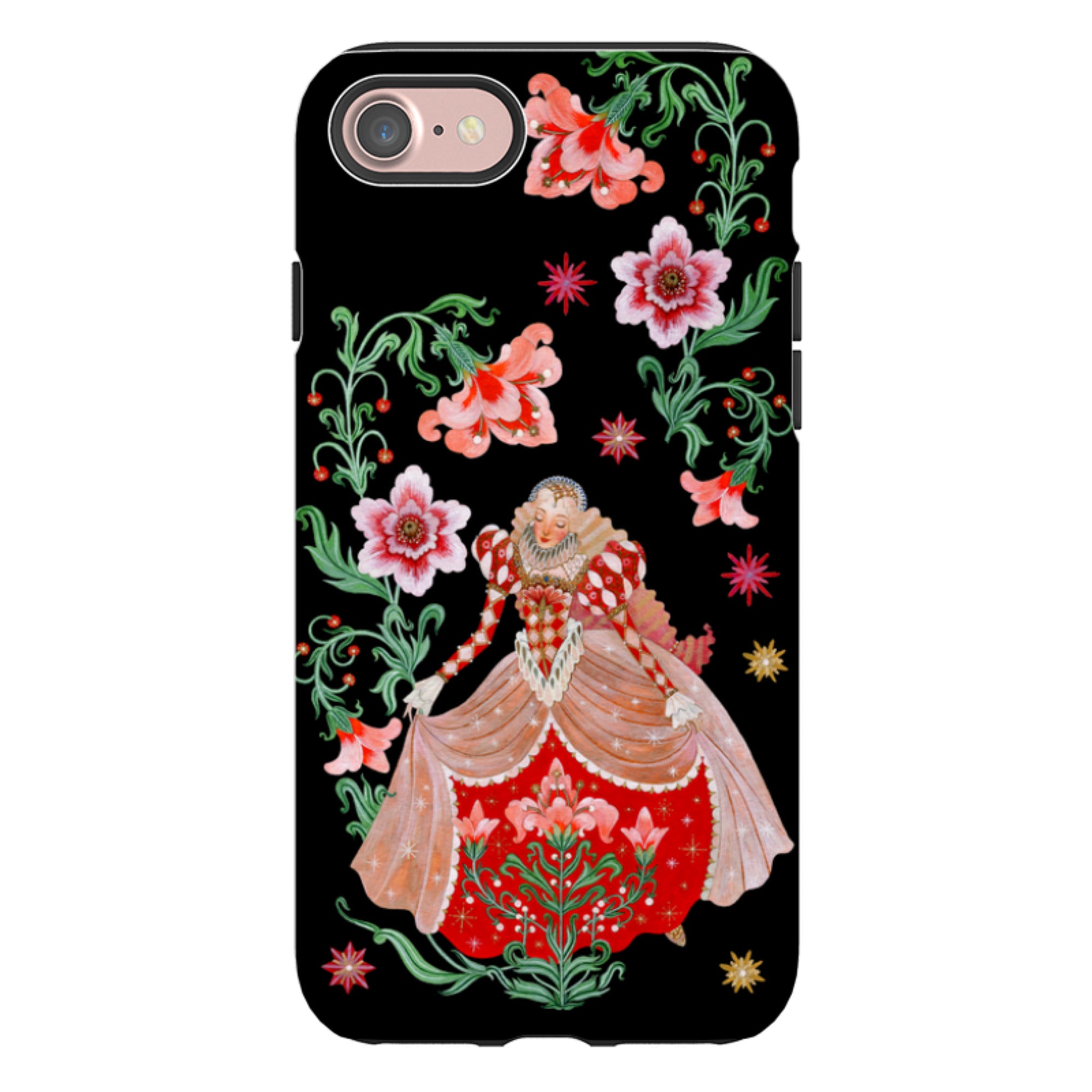 iPhone Tough  Case - Nine Ladies Dancing By Maria Matos