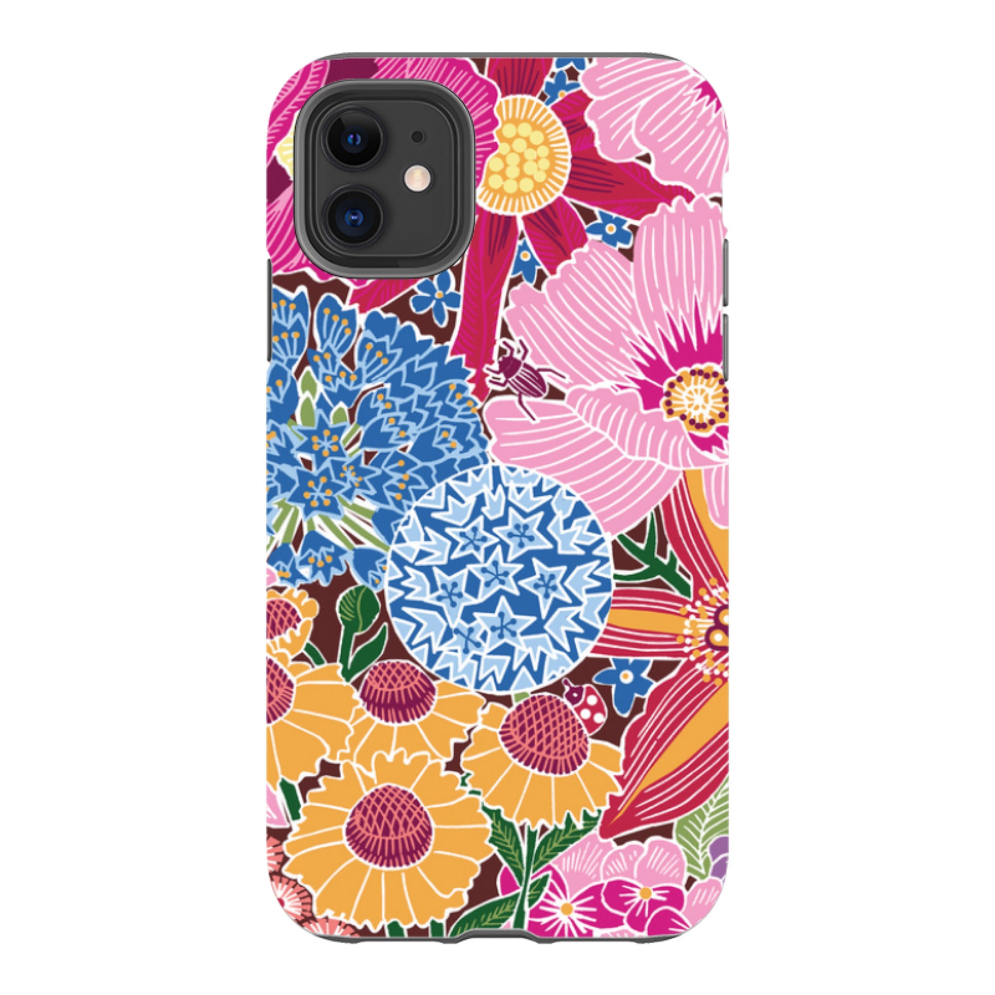iPhone Tough Case - Jigsaw Floral 2 By Kate Heiss