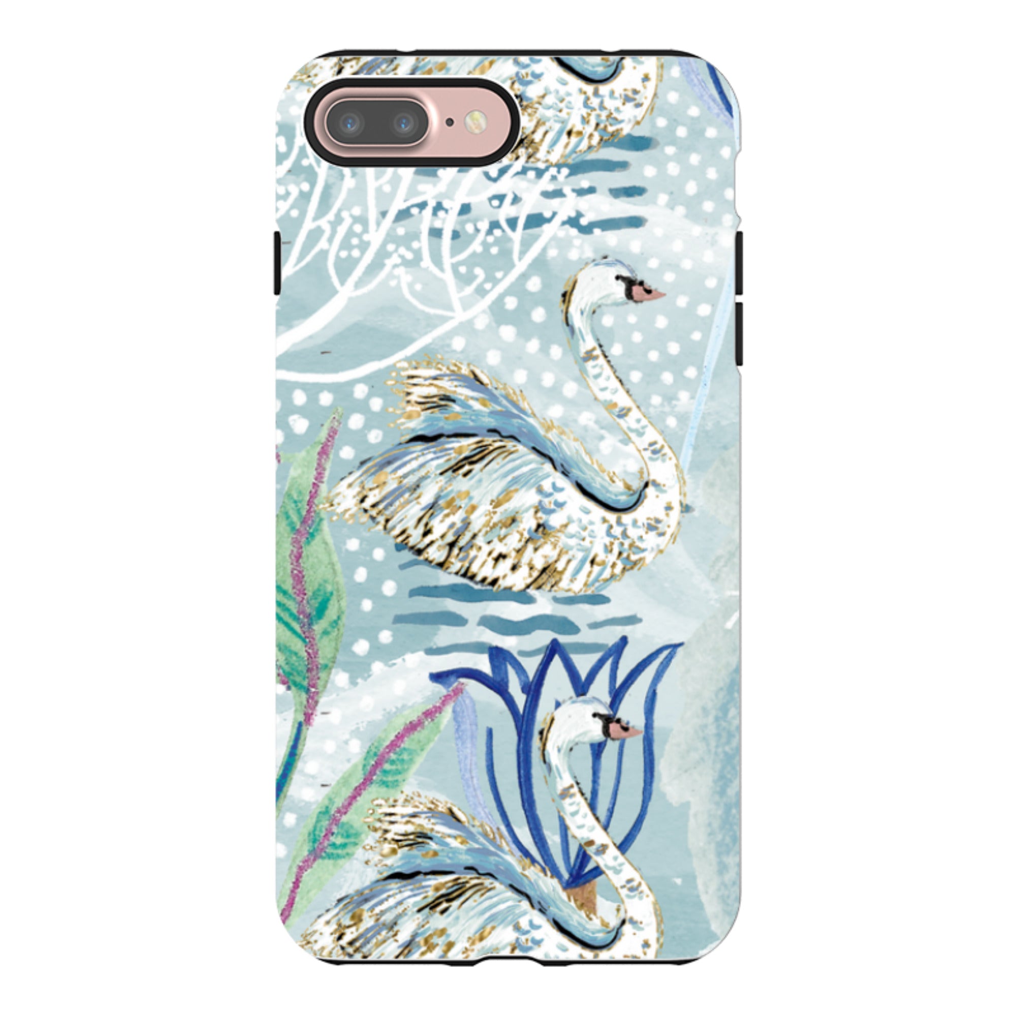 iPhone Tough Case - Seven Swans III By Emma Frances Grant