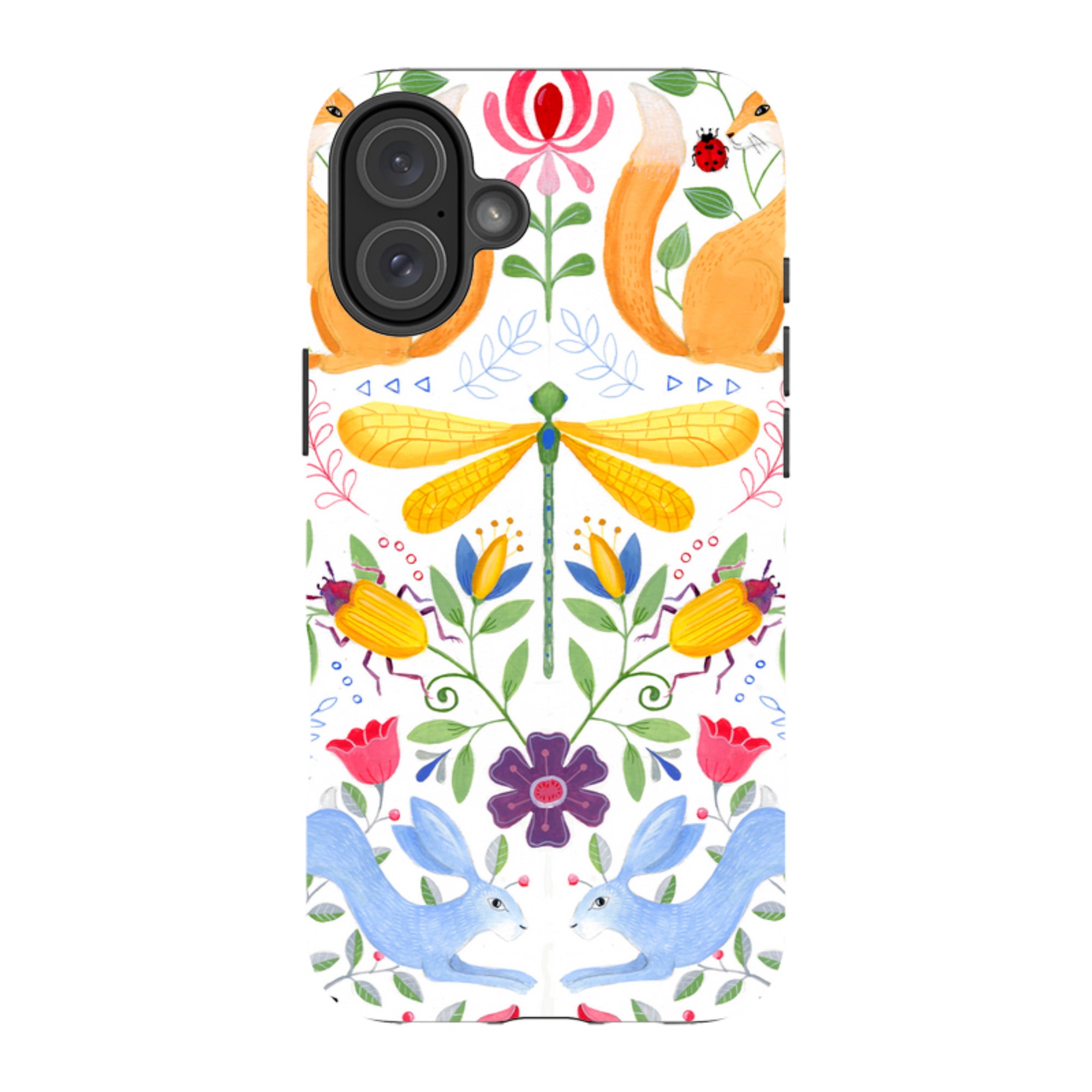 iPhone Tough Case - Folk Garden By Bex Parkin