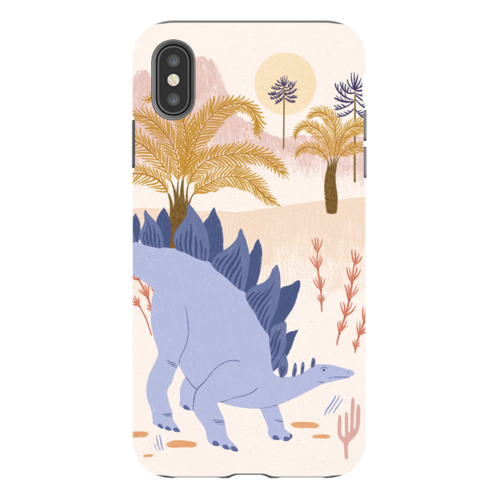 iPhone Tough Case - Stegosaurus By Meghann Rader