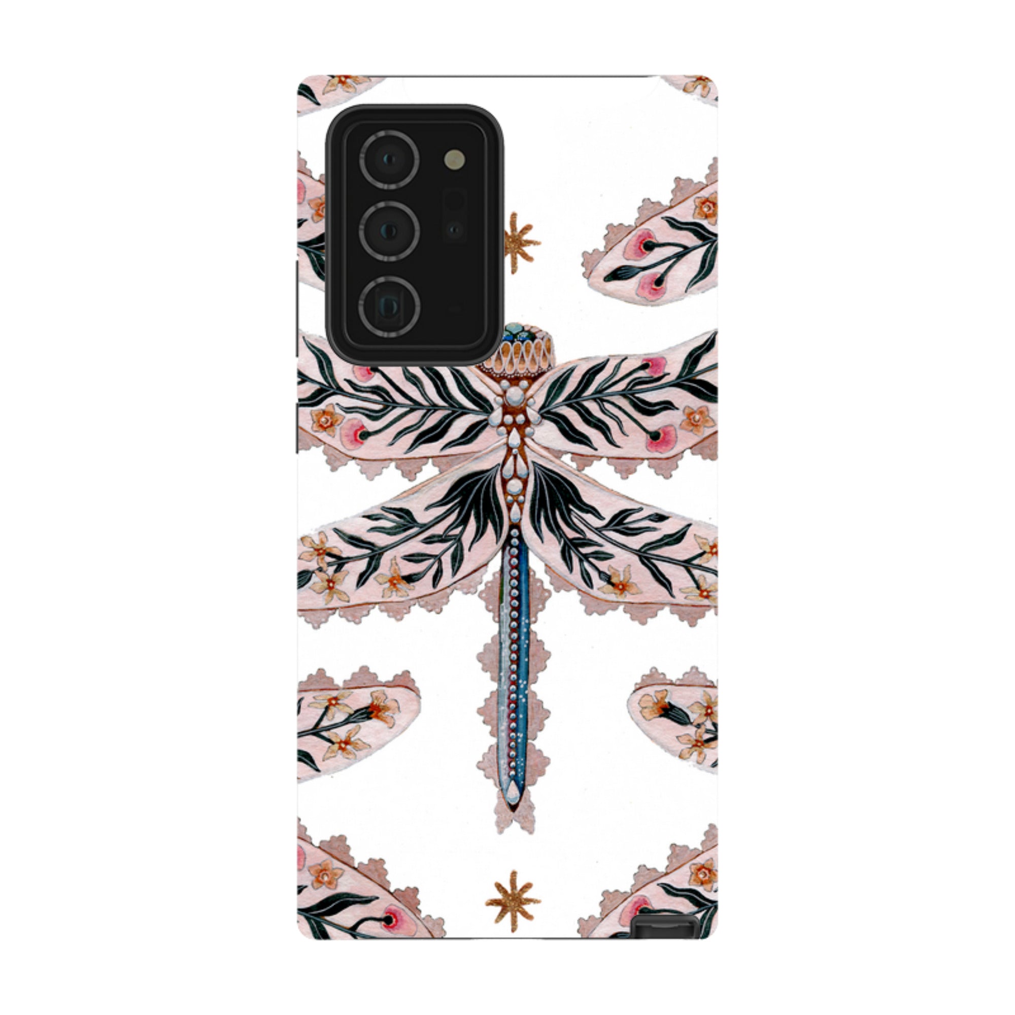 Samsung Tough Case - Dragonfly Pattern By Maria Matos