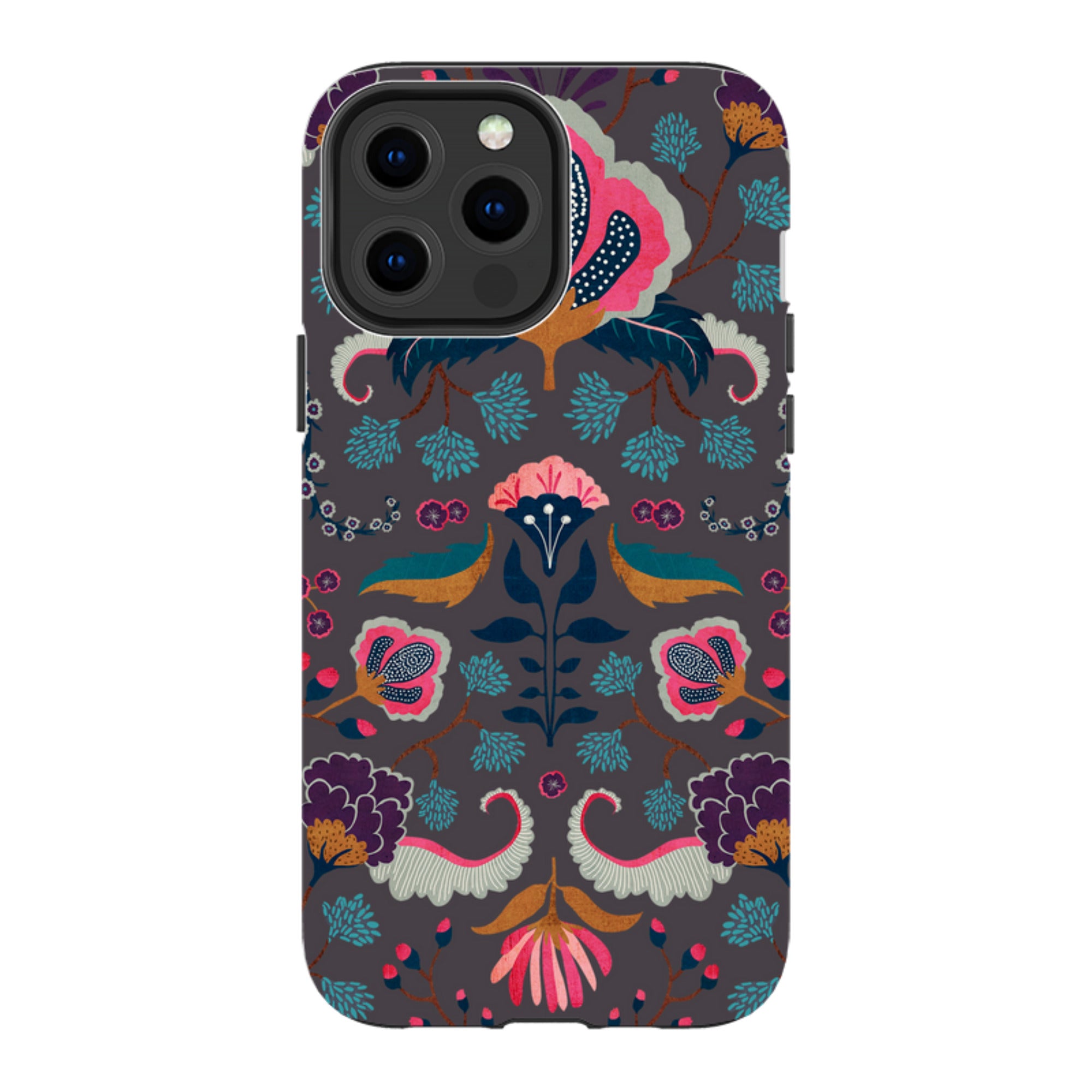 iPhone MagSafe Tough Case - Folk Floral II By Katherine Quinn