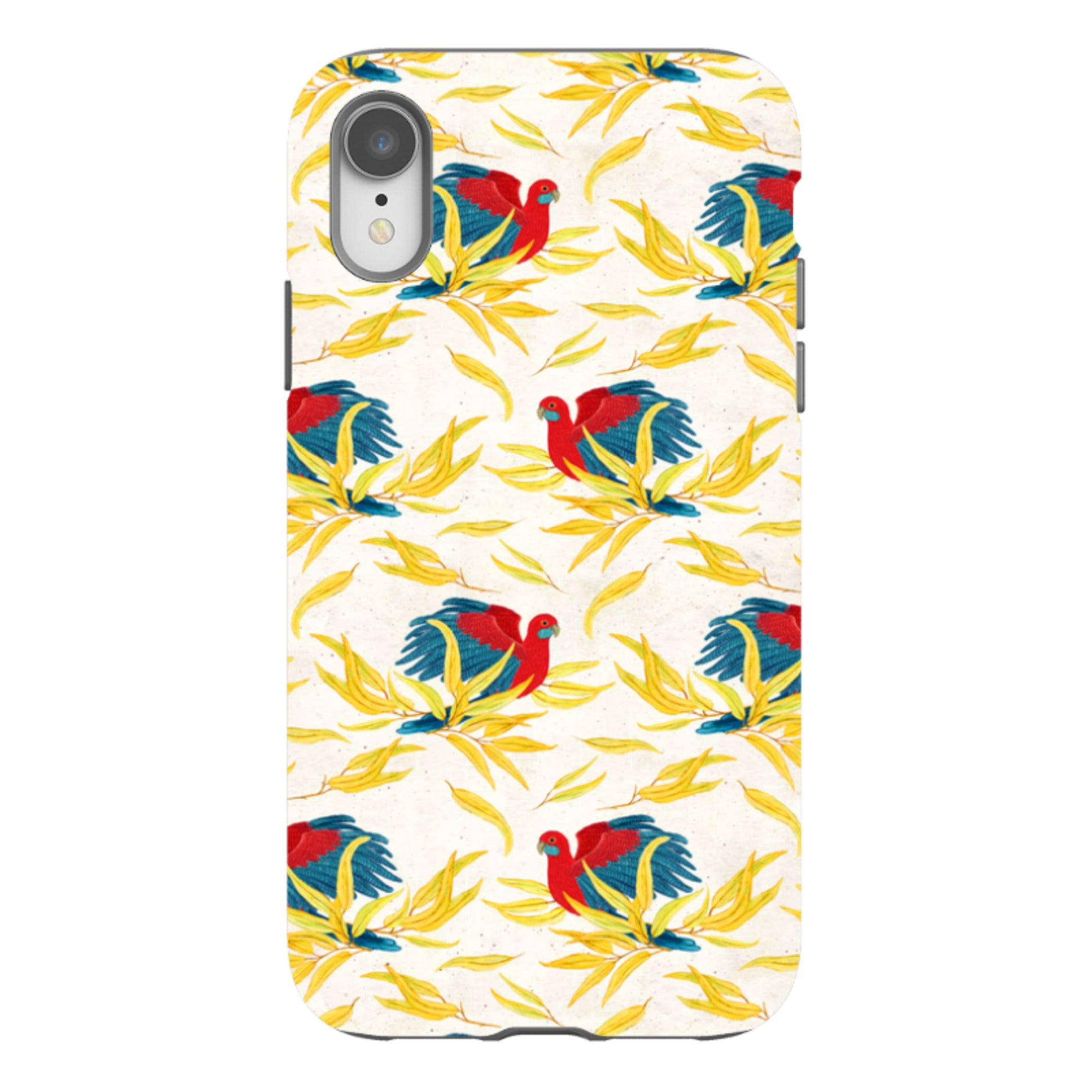 iPhone Tough Case - Crimson Rosella By Katherine Quinn