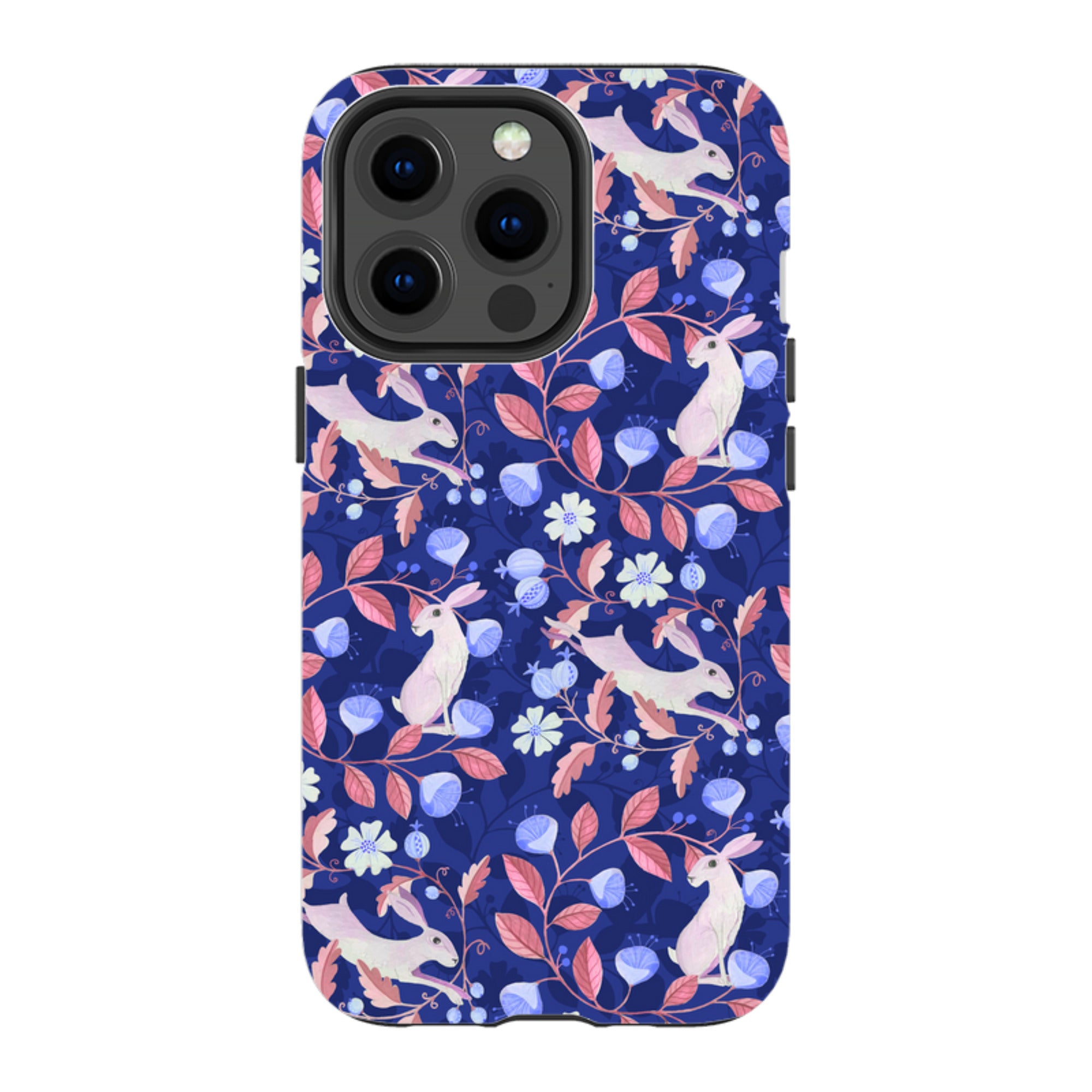 iPhone Tough Case - Hare Pattern By Bex Parkin