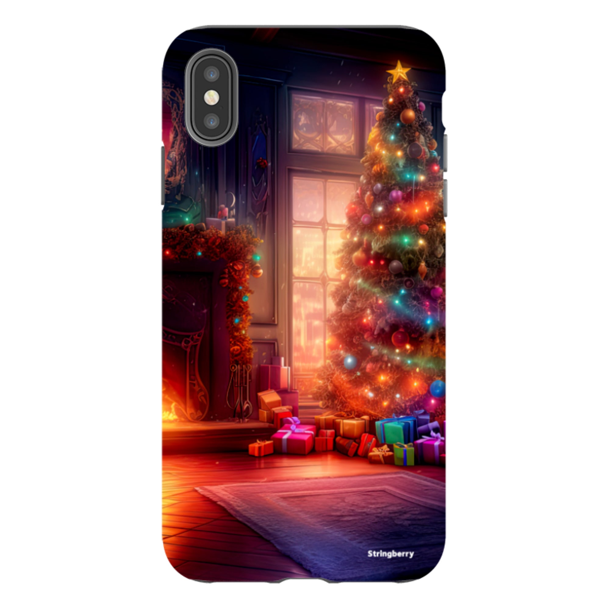 iPhone Tough Case - Holly Jolly Christmas III