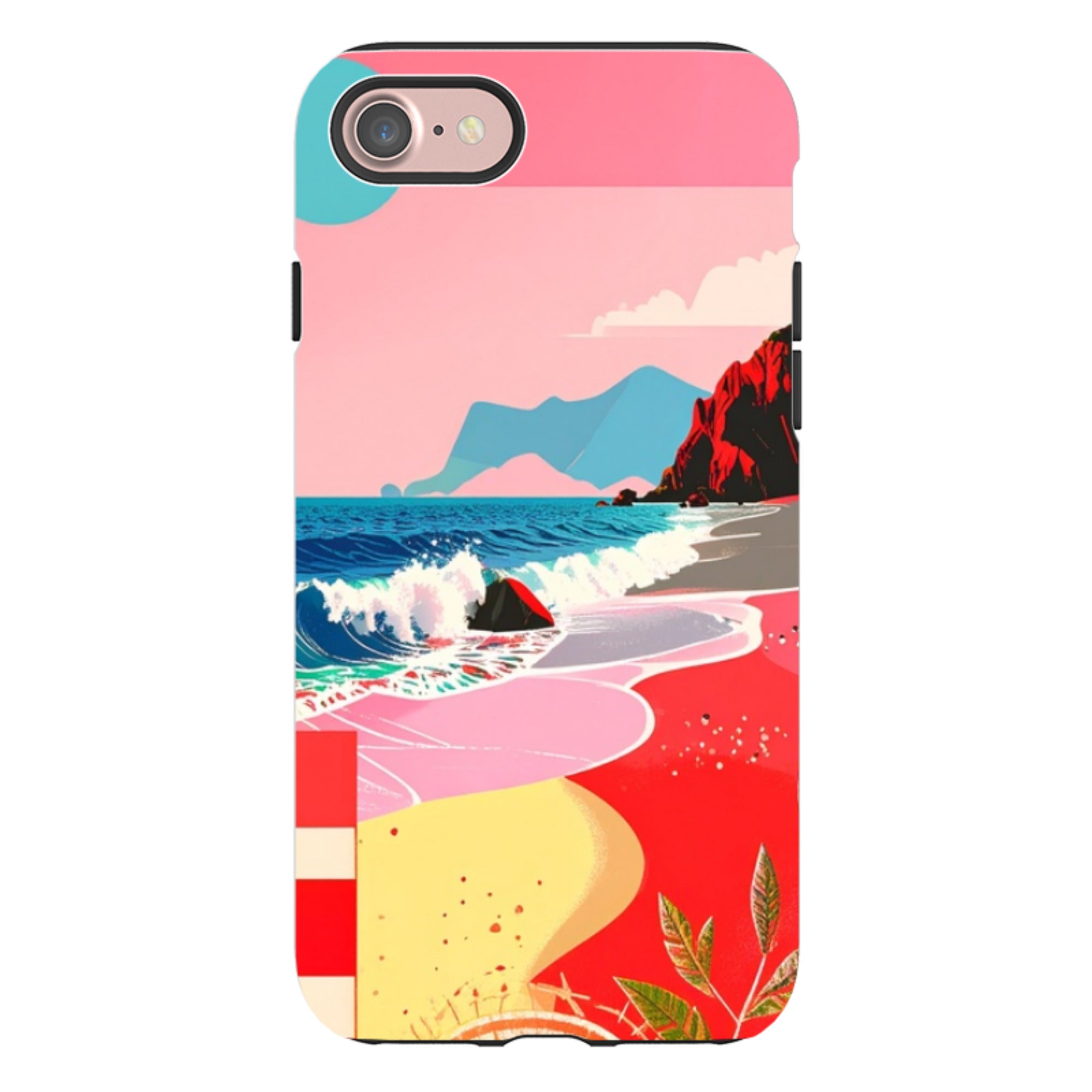 iPhone Tough Case - Red Beach