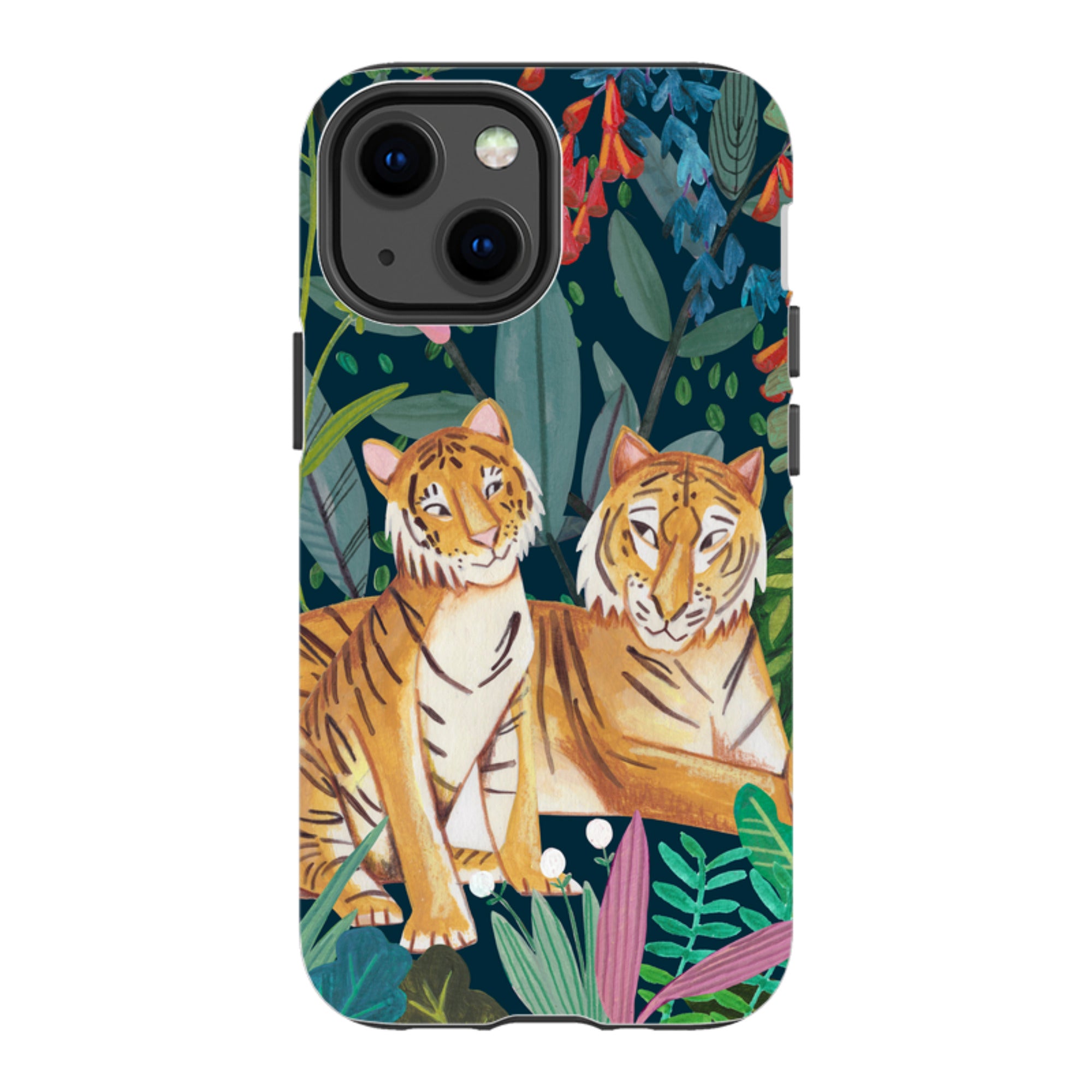 iPhone Tough Case - Tiger By Caroline Bonne Muller