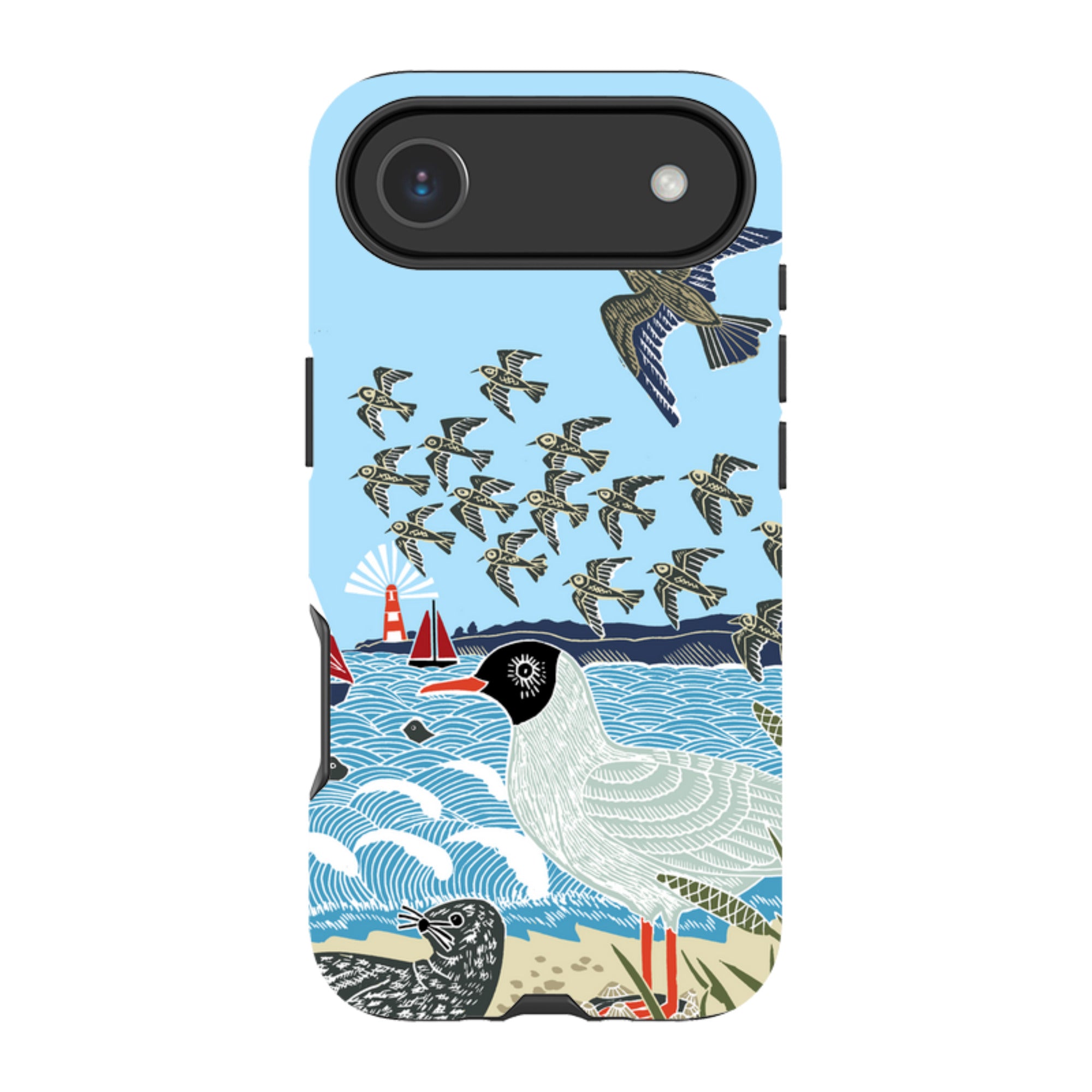 iPhone Case - Seagulls and Seals By Kate Heiss